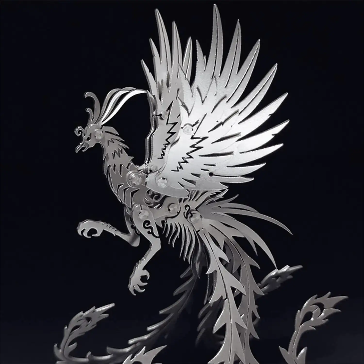 Maqueta 3D de acero inoxidable. Modelo Fénix.