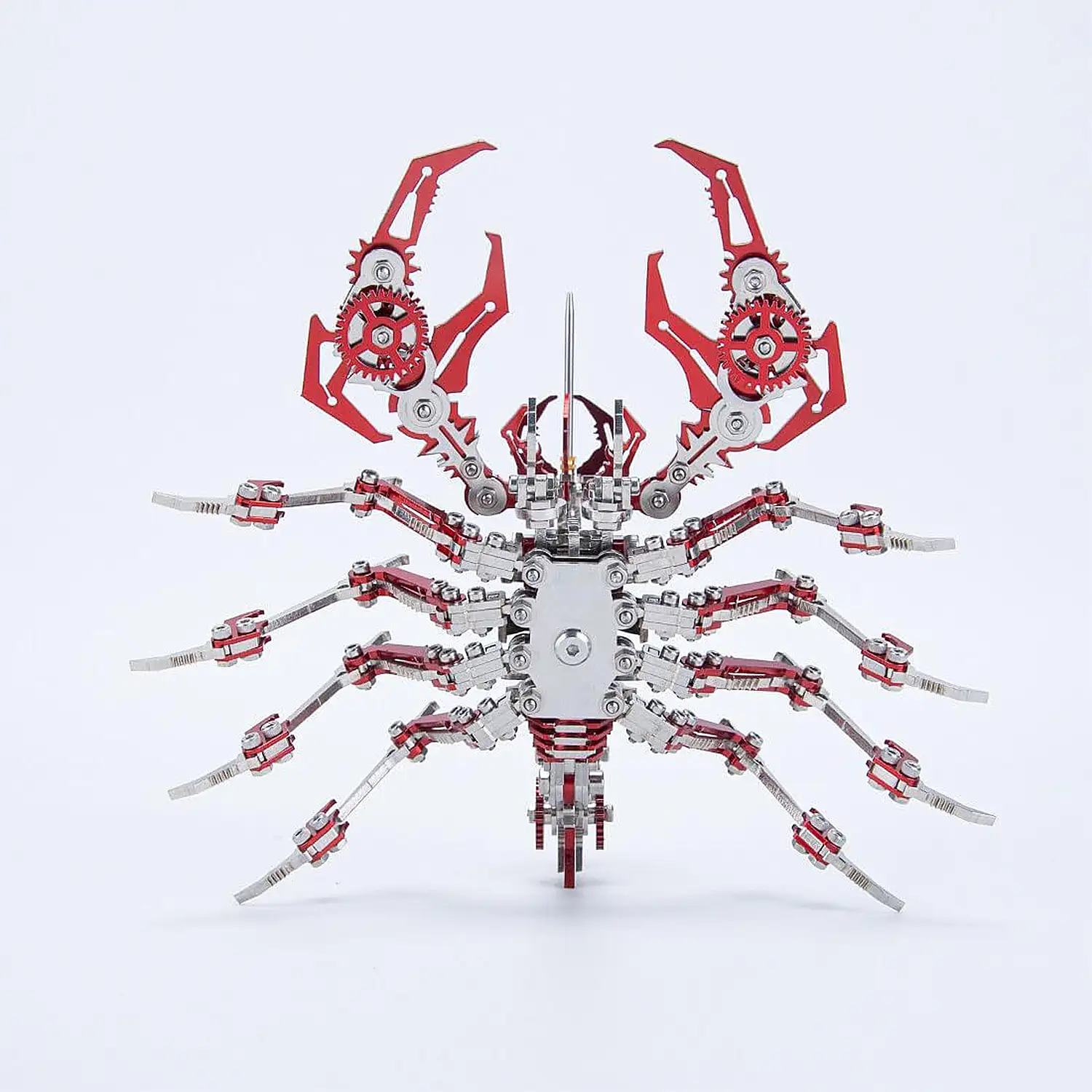 Maqueta 3D de acero inoxidable. Modelo Escorpión rojo.