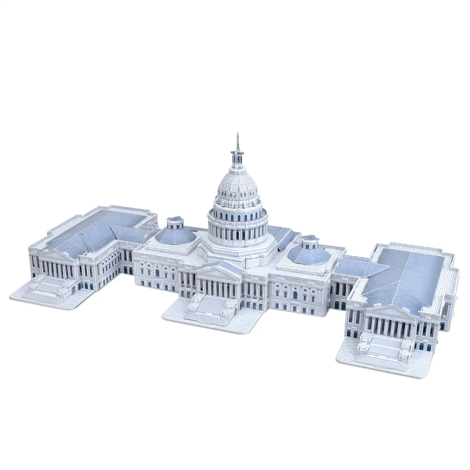 Puzle 3D de cartón del Capitolio en Estados Unidos. 132 piezas.