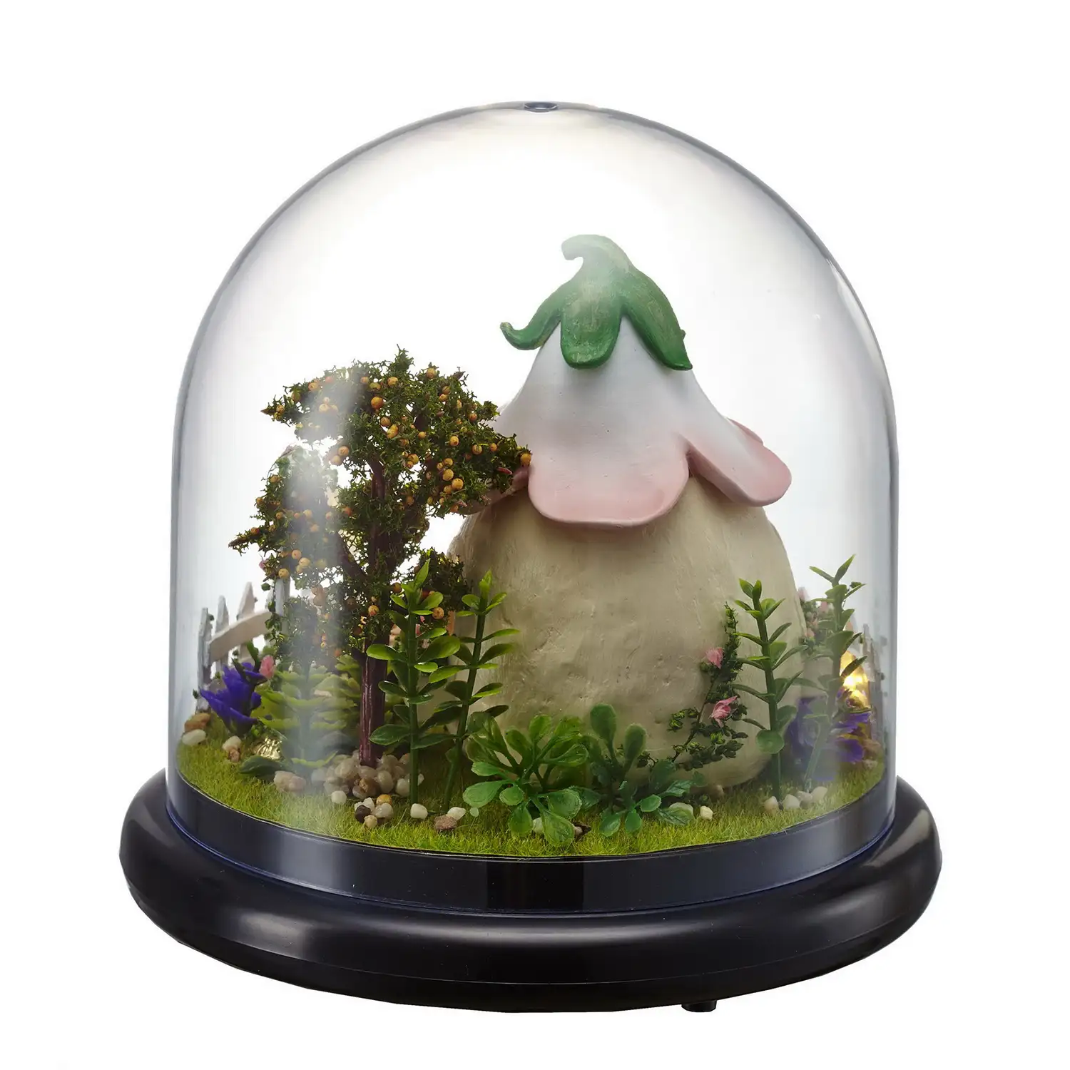 Colección Juntos Alrededor, Jardín Verde. Maqueta 3D realista con gran detalle, cubierta antipolvo y luces led.