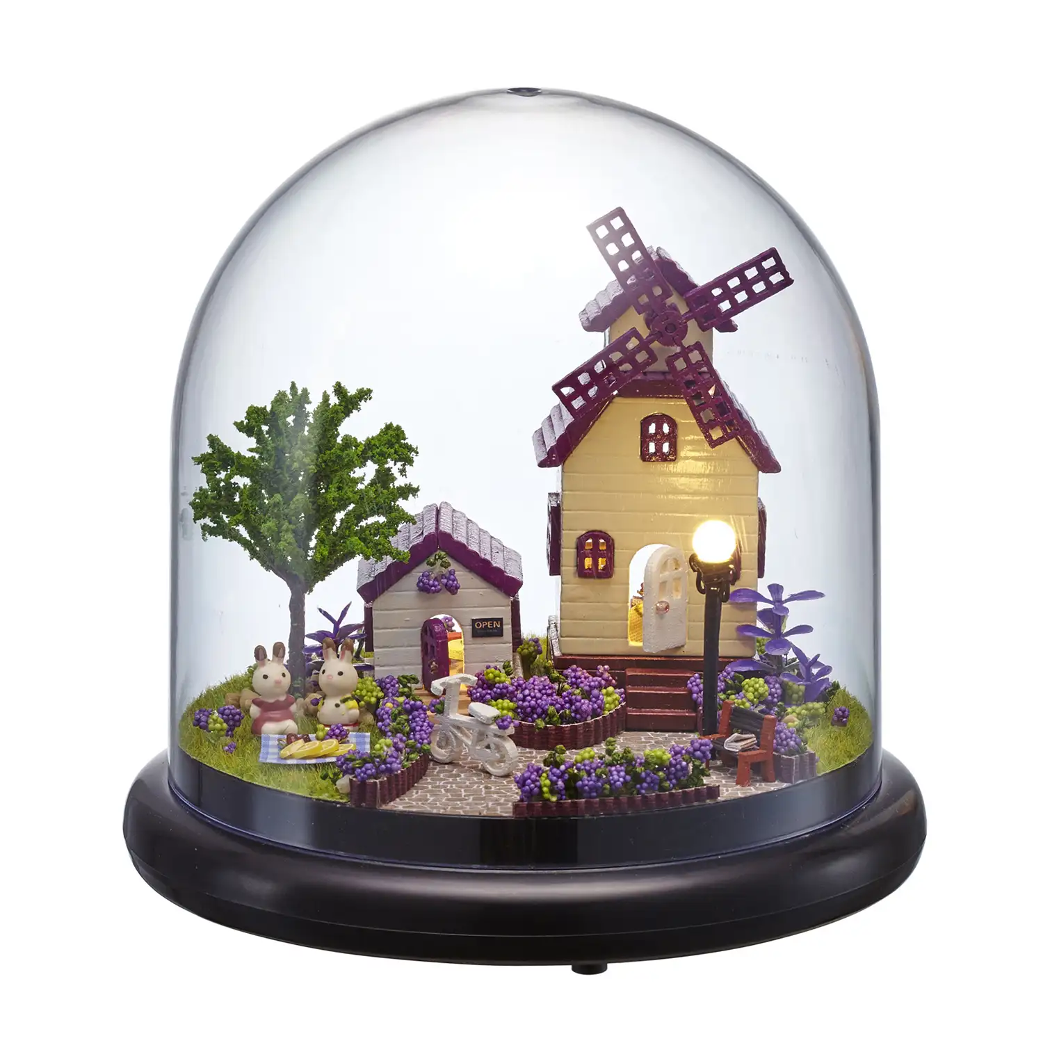 Colección Juntos Alrededor, Provenza. Maqueta 3D realista con gran detalle, cubierta antipolvo y luces led.