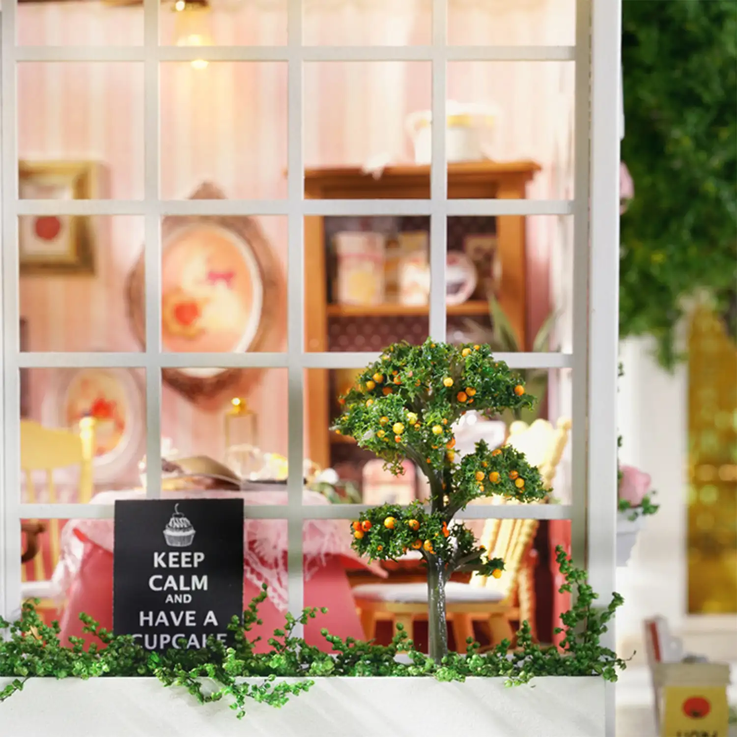 Tienda de dulces Tiempo de Bayas. Maqueta 3D realista con gran detalle y luces led.