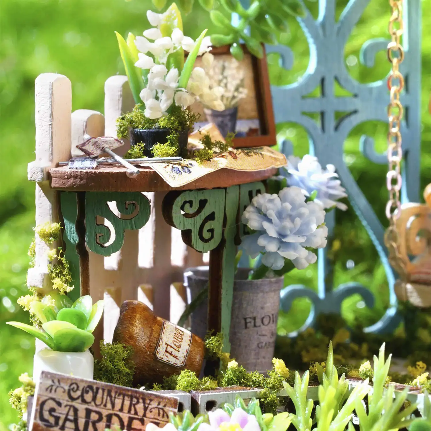 Colección Botellas de Ensueño, Cuento de Hadas. Maqueta 3D realista con gran detalle y luces led.
