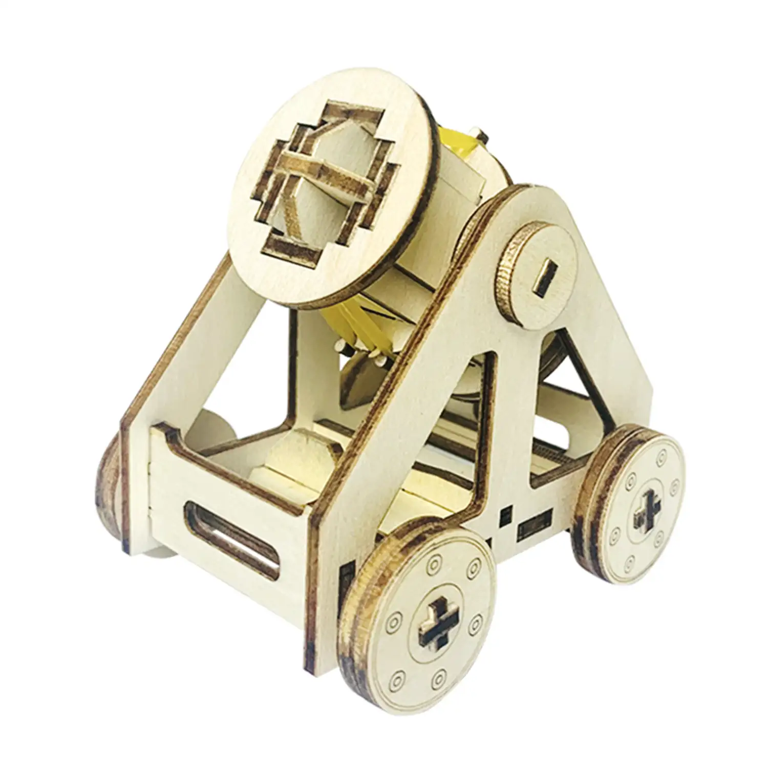 Maqueta de Madera 3D, con movimiento mecánico diseño de Cañón de Piedra.