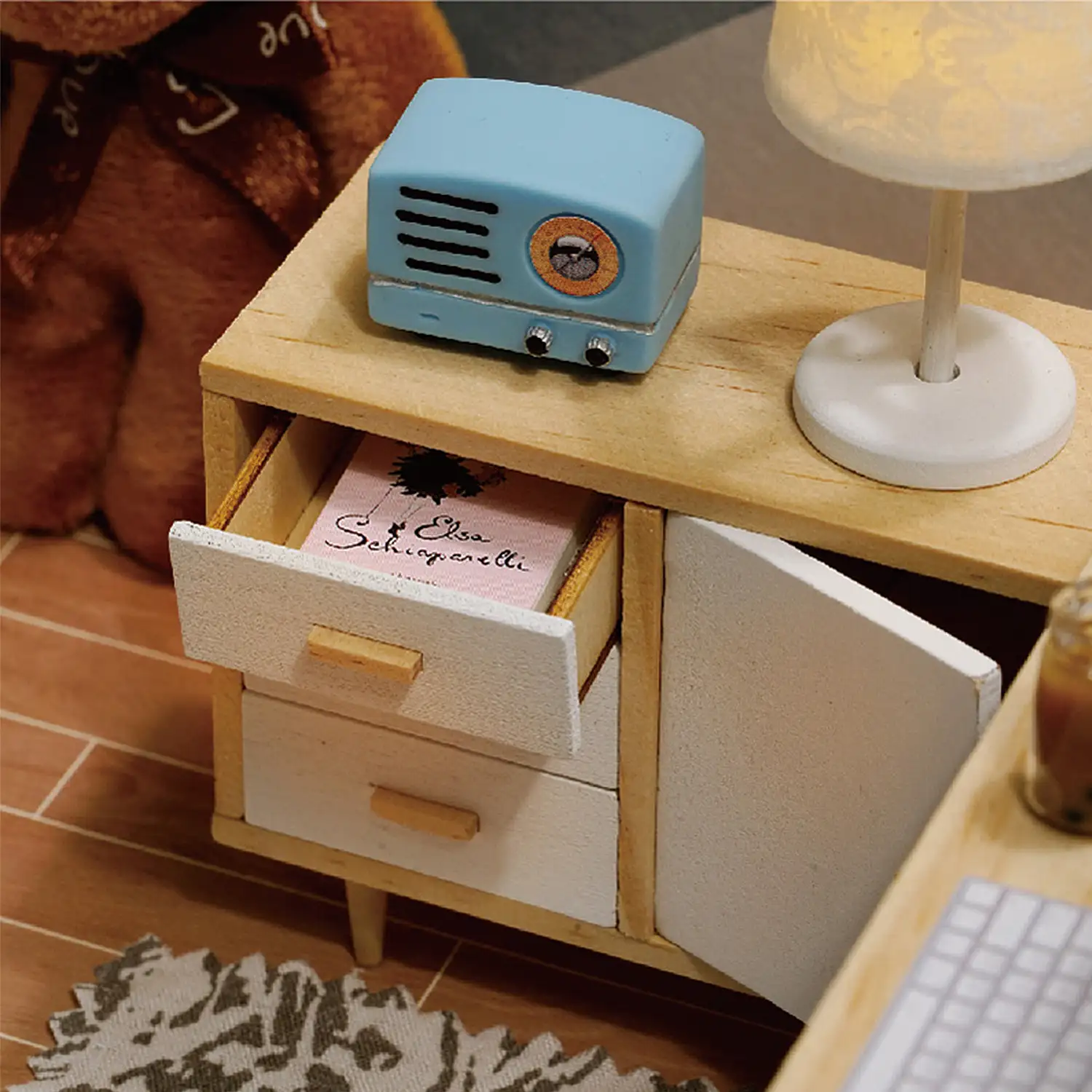Estudio Soleado. Maqueta 3D realista con gran detalle y luces led.