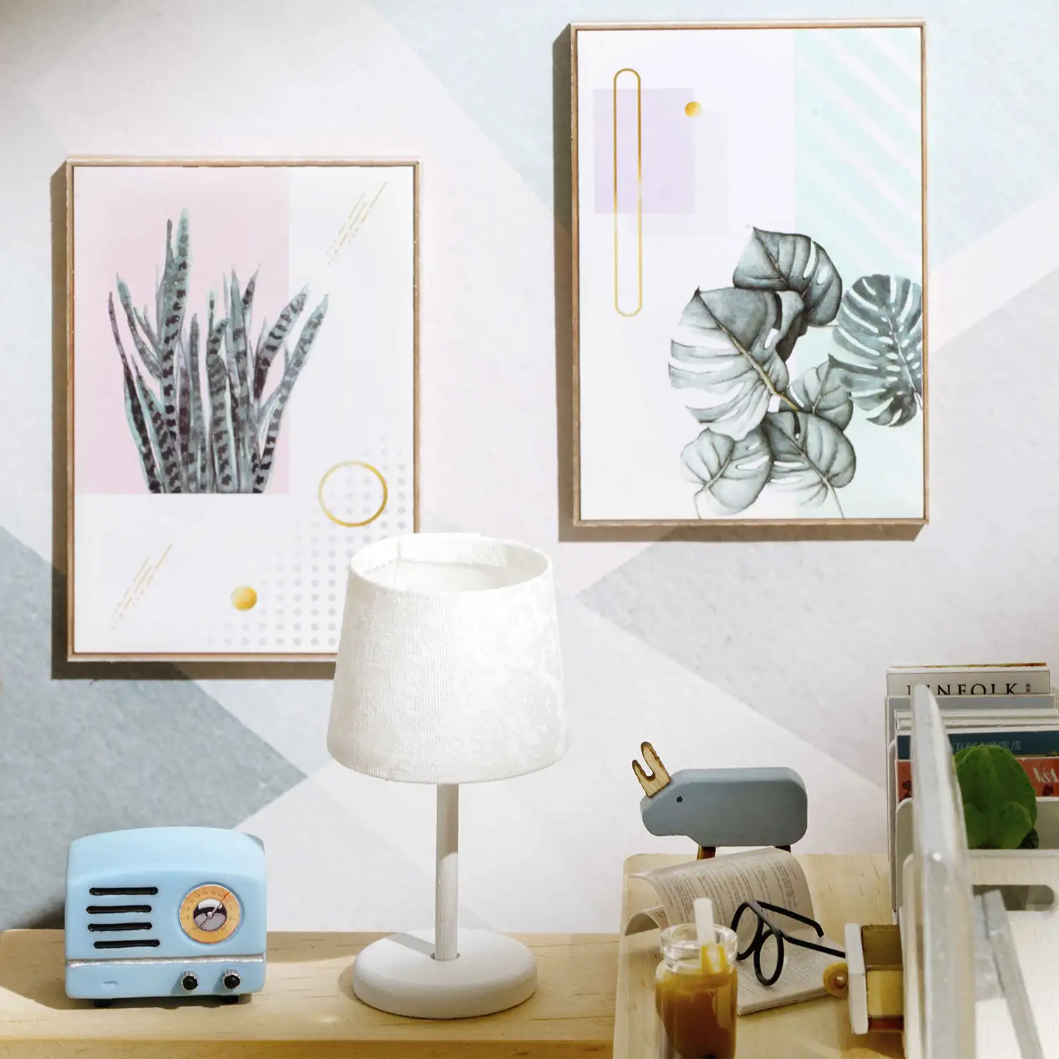 Estudio Soleado. Maqueta 3D realista con gran detalle y luces led.