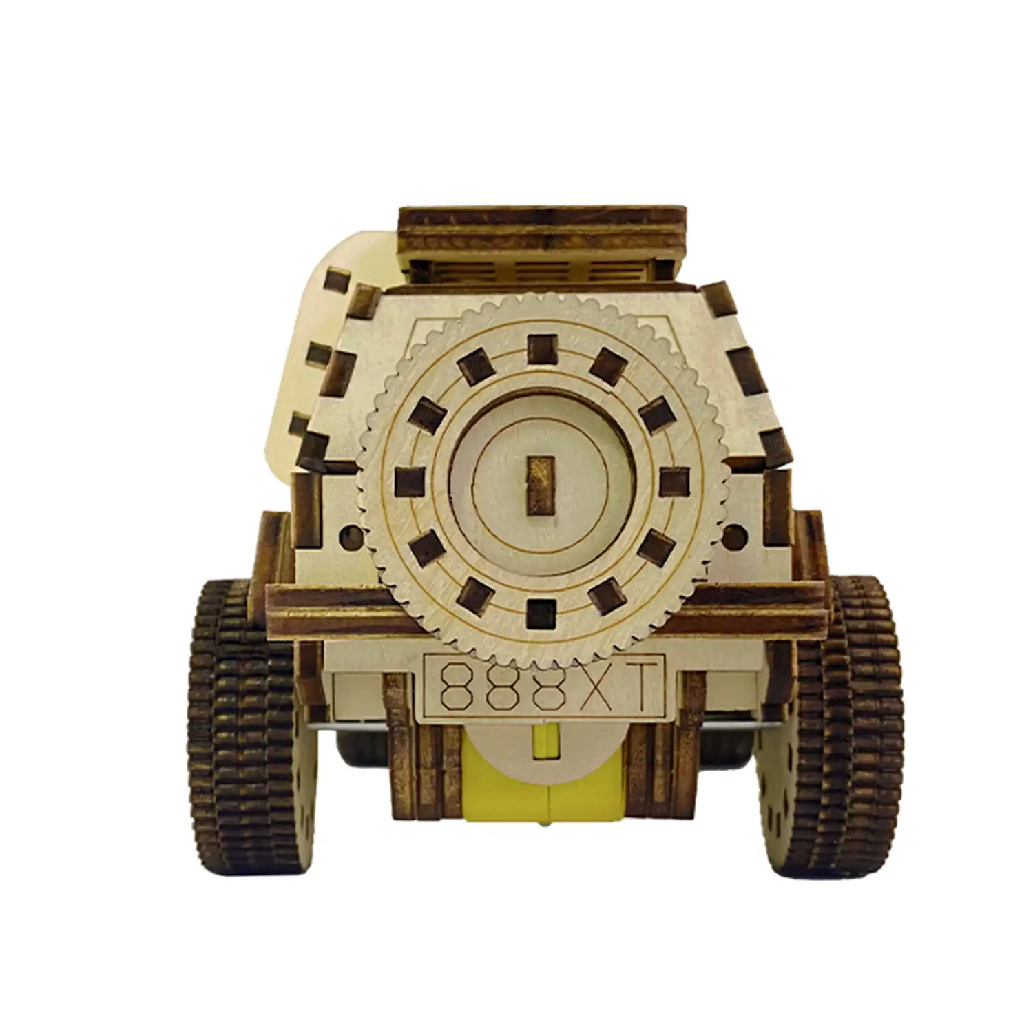 Maqueta de Madera 3D, con movimiento mecánico diseño de Buggy.