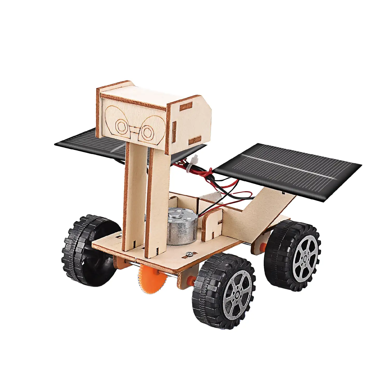 Kit de madera educacional STEM. Diseño Coche Lunar.