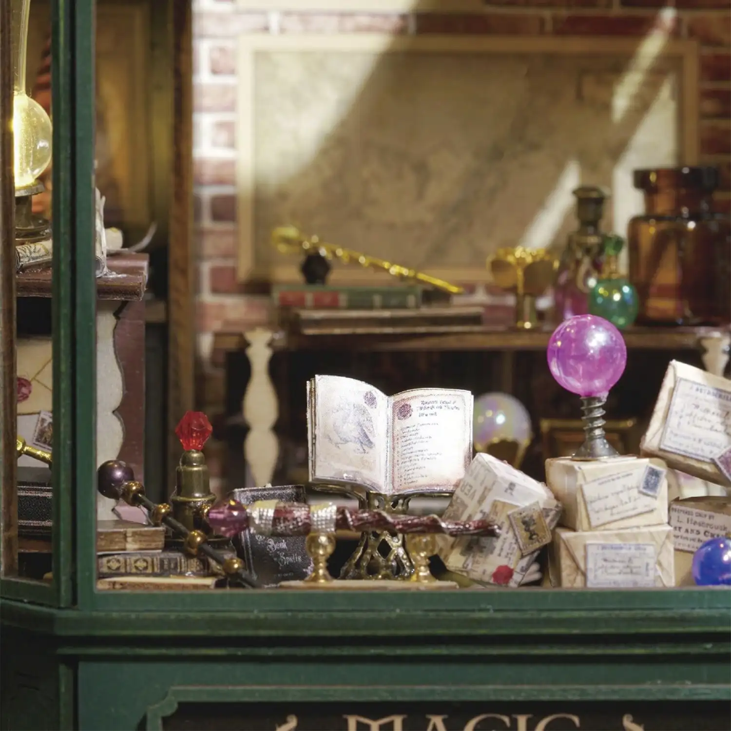 Una casa llena de Magia. Maqueta 3D realista con gran detalle y luces led.