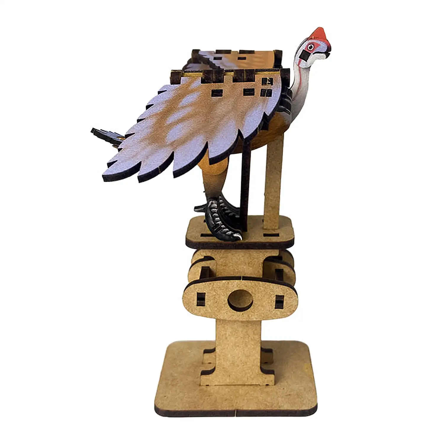 Maqueta de Madera 3D, con movimiento mecánico diseño de Dragón del río Huang.