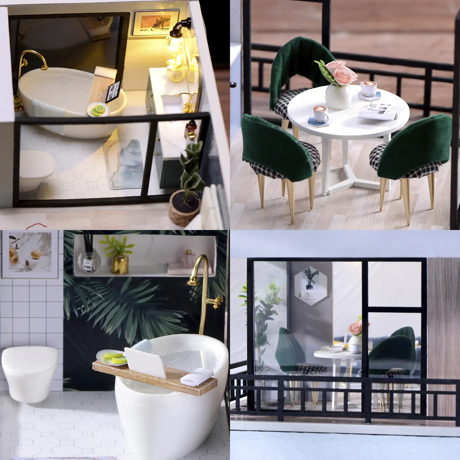 Dúplex Tiempo Acogedor. Maqueta 3D realista con gran detalle y luces led.