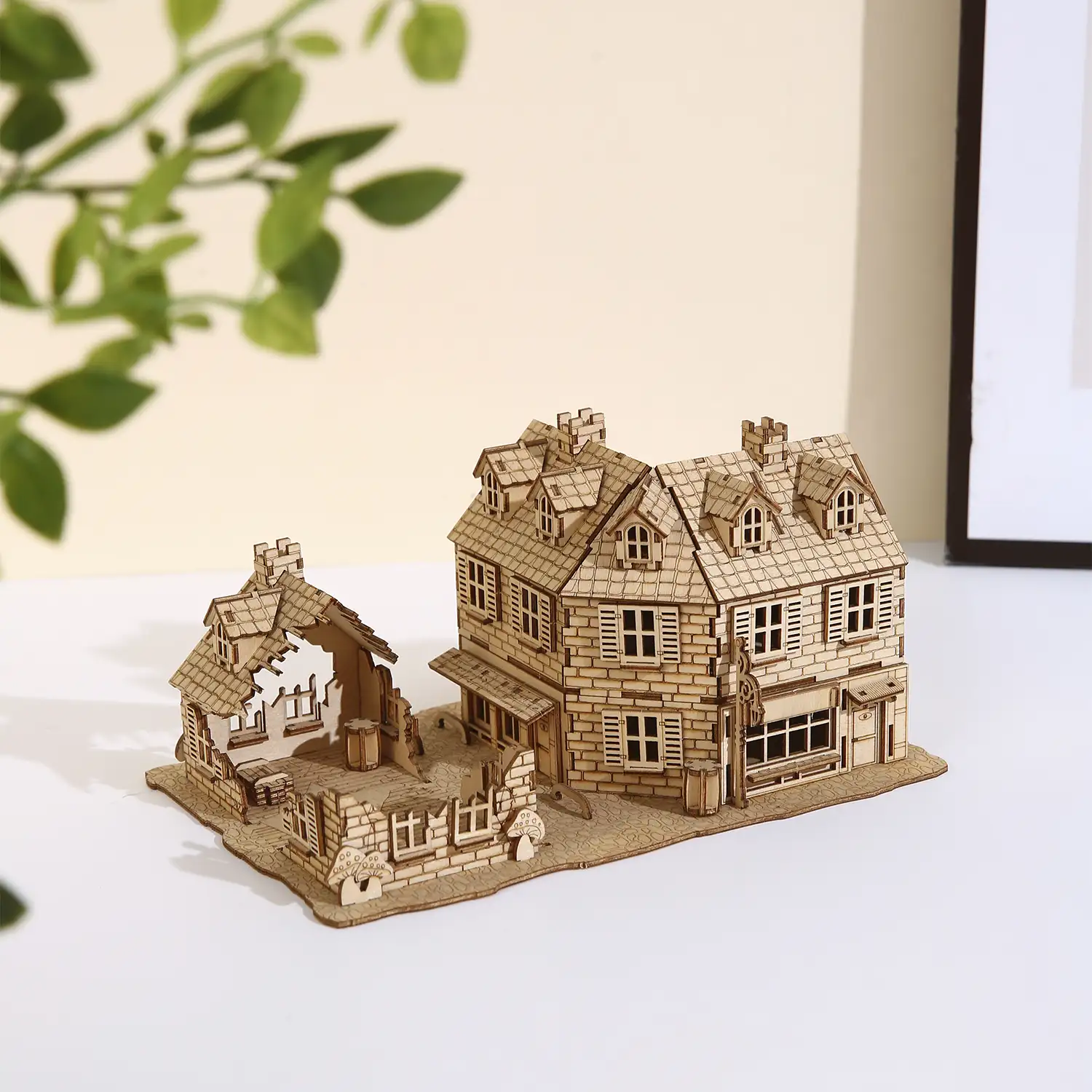 Maqueta de Madera 3D, diseño de Zona de guerra 1942. 234 piezas.