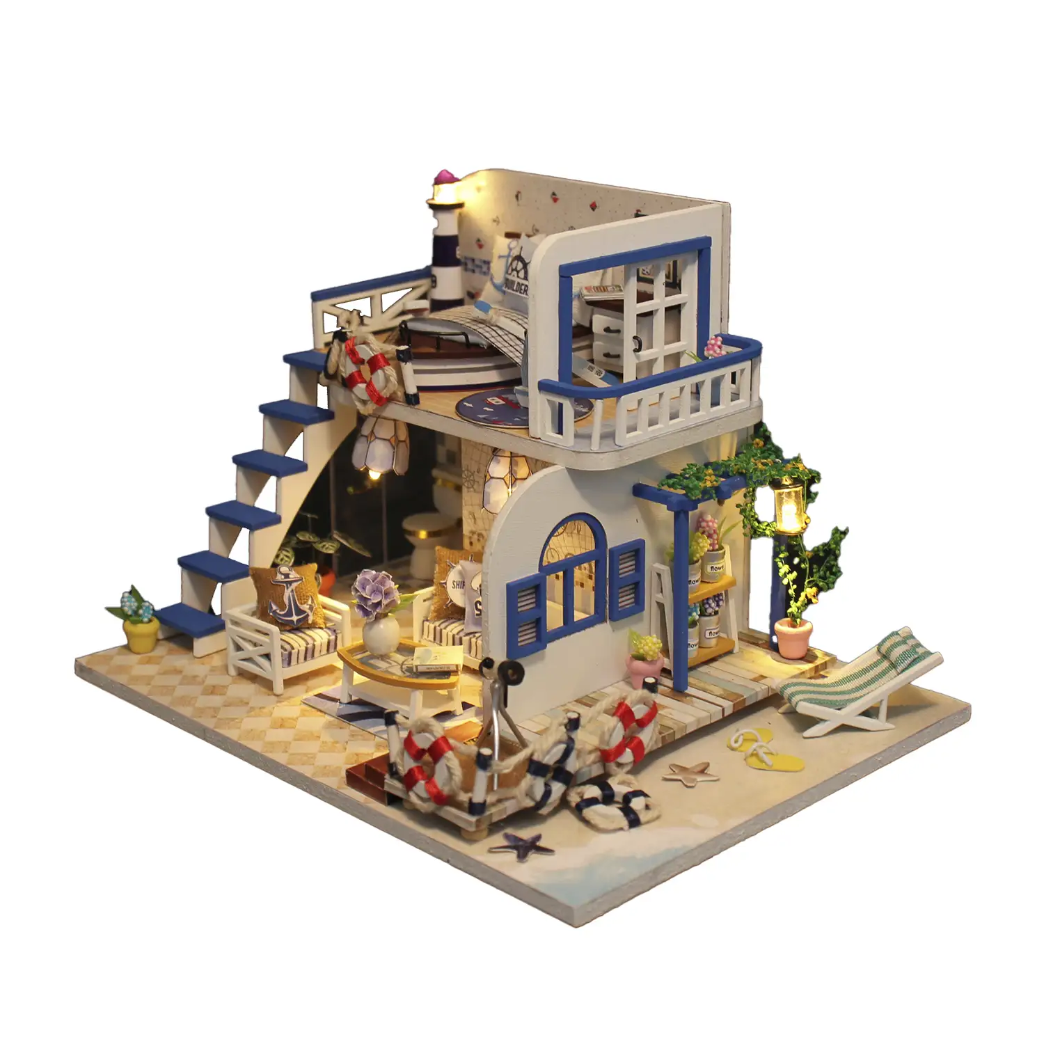 Costa Celeste. Maqueta 3D realista con gran detalle y luces led.