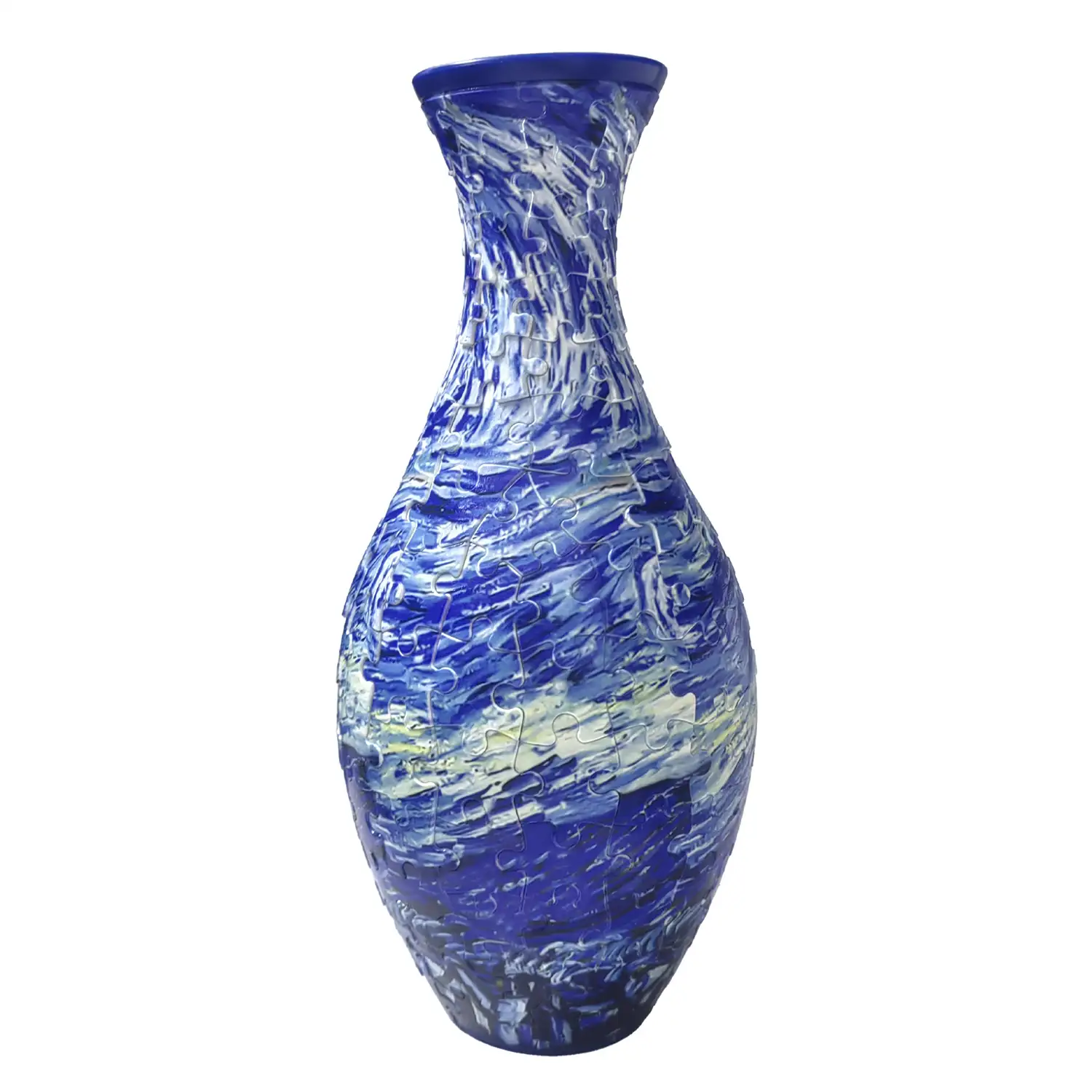 Puzle 3D en ABS con 160 piezas. Diseño Vasija tradicional con Mar azul.