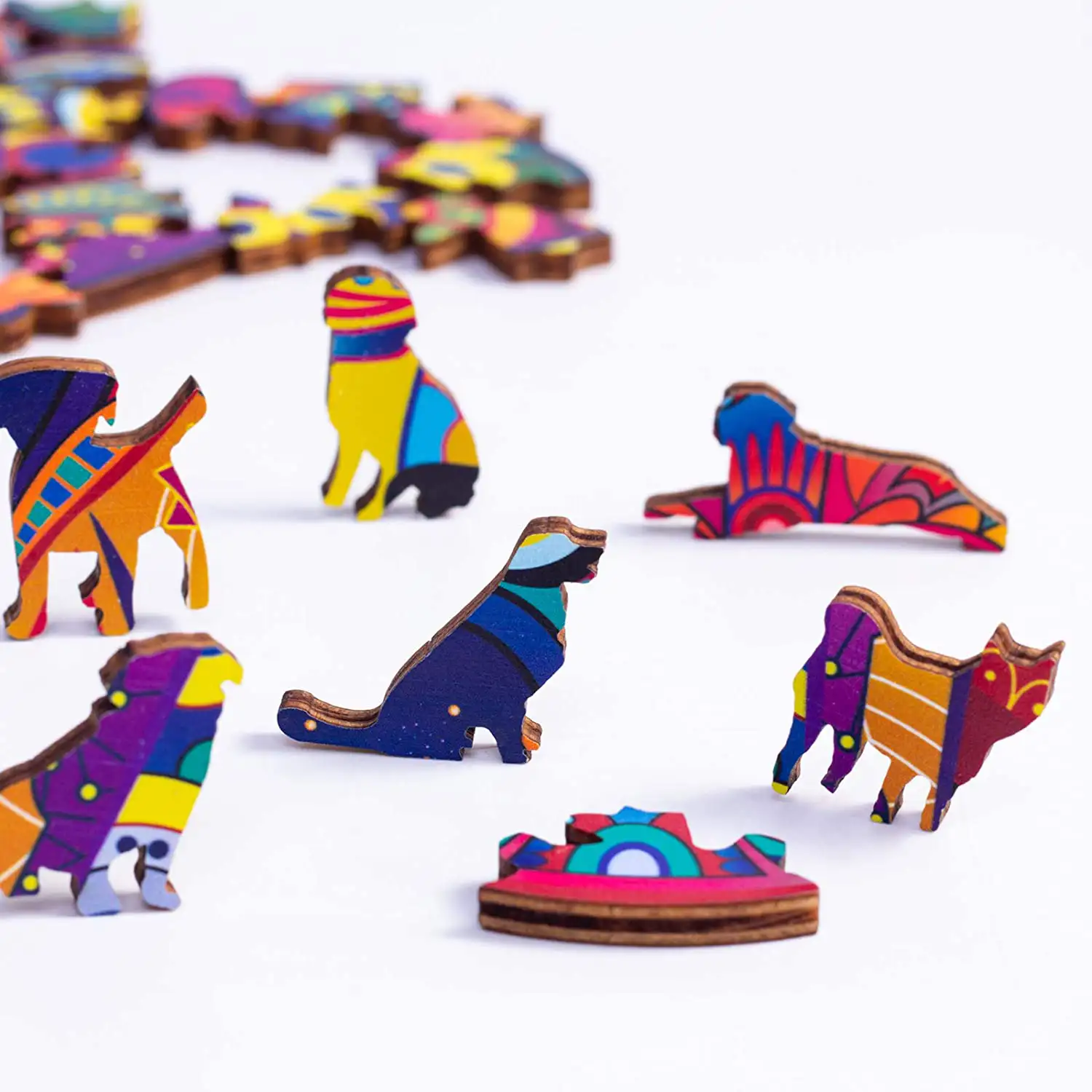 Puzle de Madera con diseño de Perro. 300 piezas.