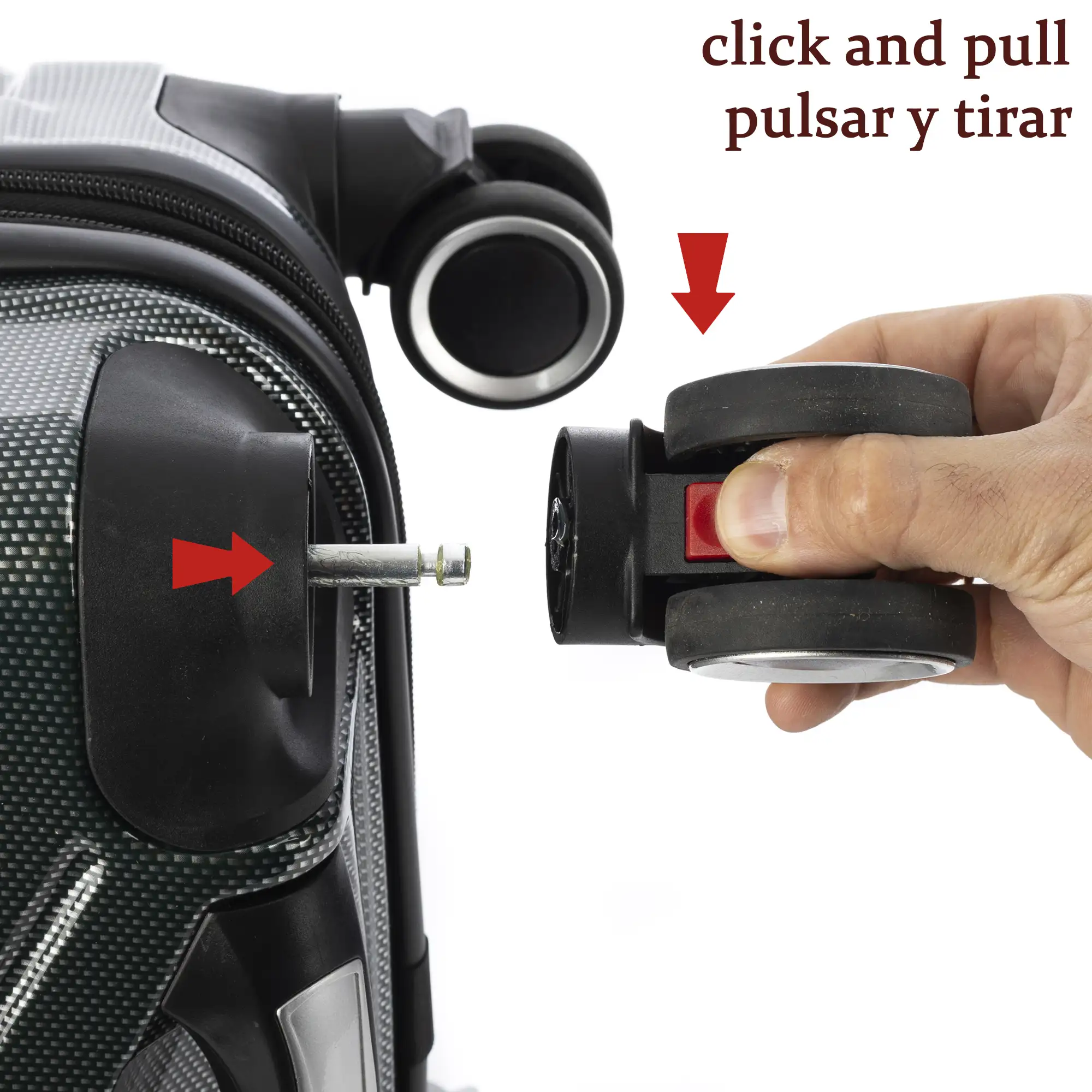 Maleta de cabina Trolley extensible en material ligero de ABS+PC de alta resistencia con esquinas reforzadas. Cerradura numérica TSA, 4 ruedas dobles extraíbles y giratorias 360°.