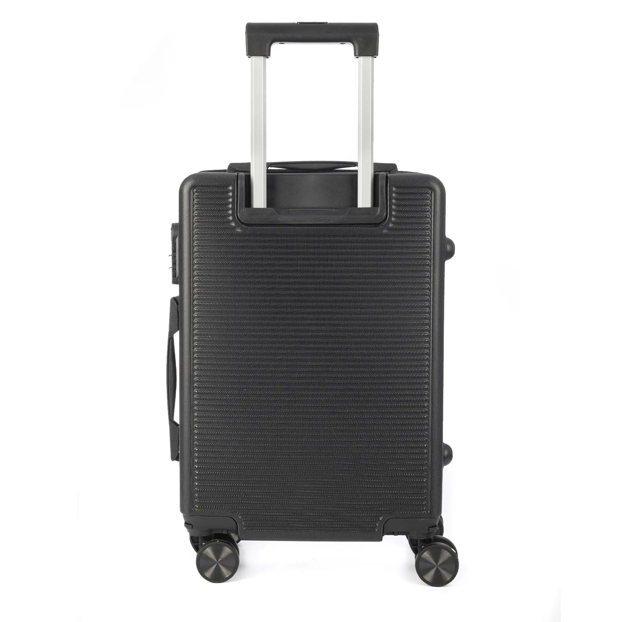 Juego de 3 maletas Trolley, en material ligero ABS de alta resistencia. Cerradura numérica y 4 ruedas dobles extraíbles y giratorias 360°.