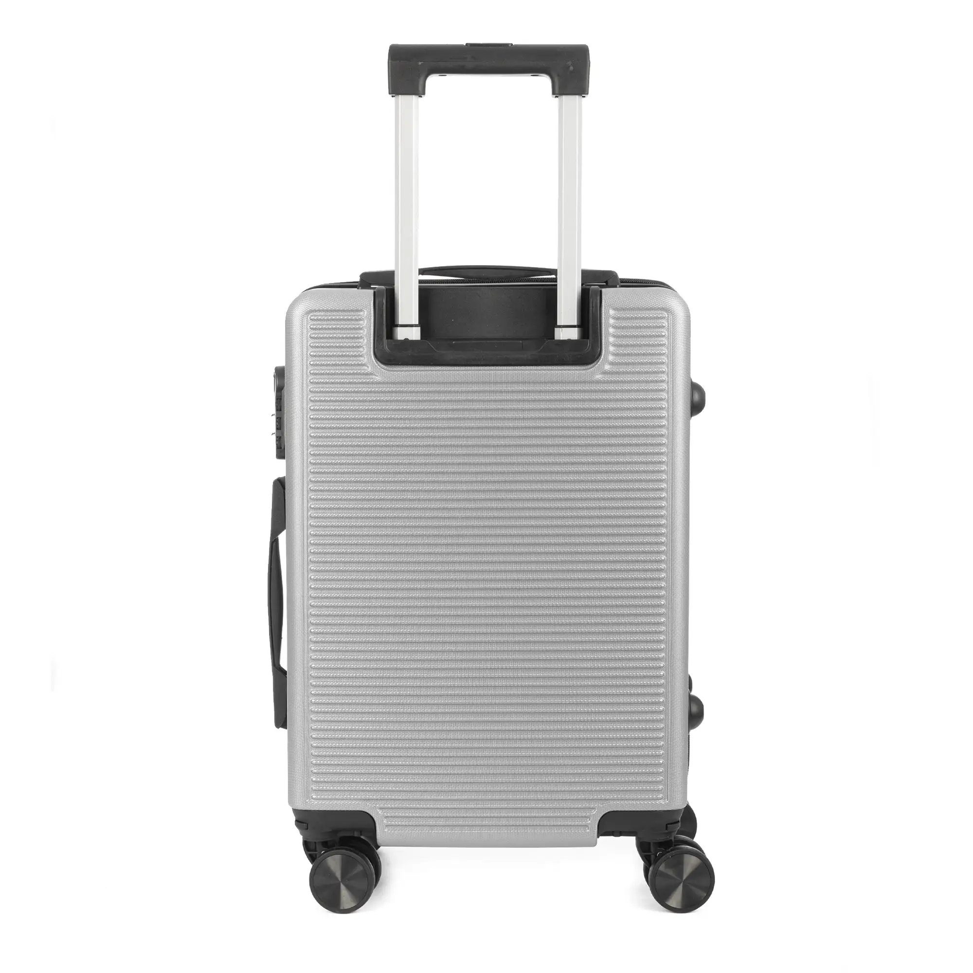 Juego de 3 maletas Trolley, en material ligero ABS de alta resistencia. Cerradura numérica y 4 ruedas dobles extraíbles y giratorias 360°.