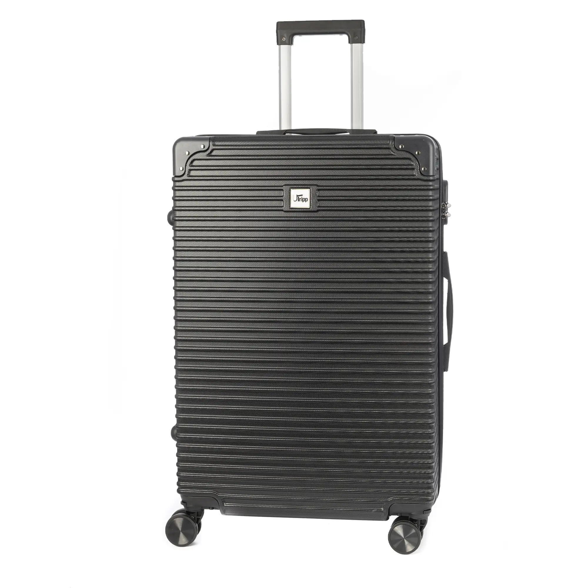Maleta mediana trolley rígida ultraligera, de ABS de alta resistencia con esquinas reforzadas. Cerradura numérica y 4 ruedas dobles extraíbles y giratorias 360°. 