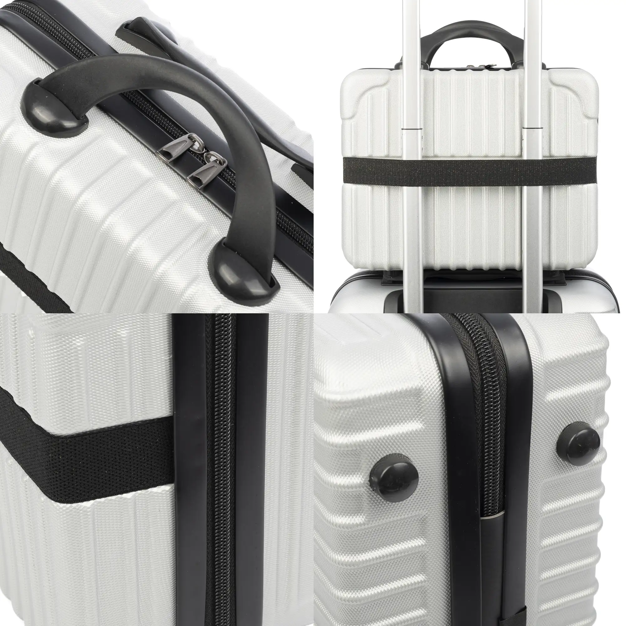 Neceser rígido ultraligero de ABS. Adaptable a trolley. 12 pulgadas.