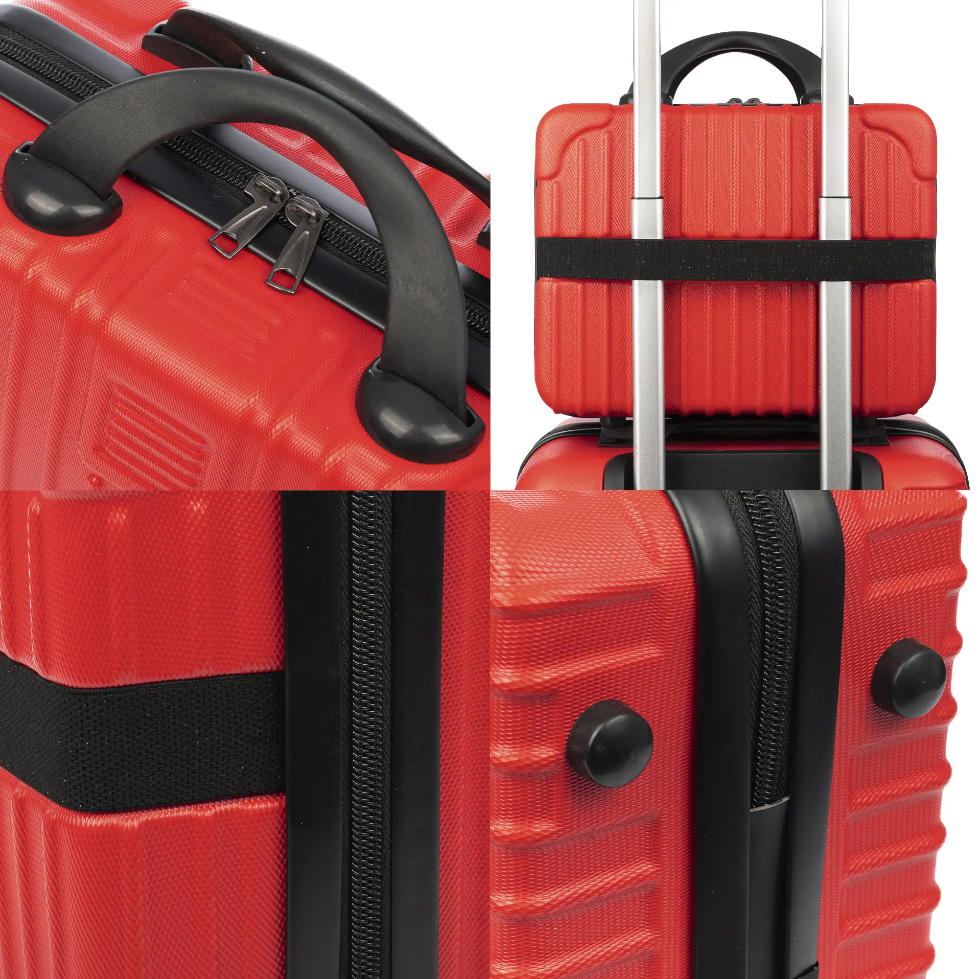 Neceser rígido ultraligero de ABS. Adaptable a trolley. 12 pulgadas.