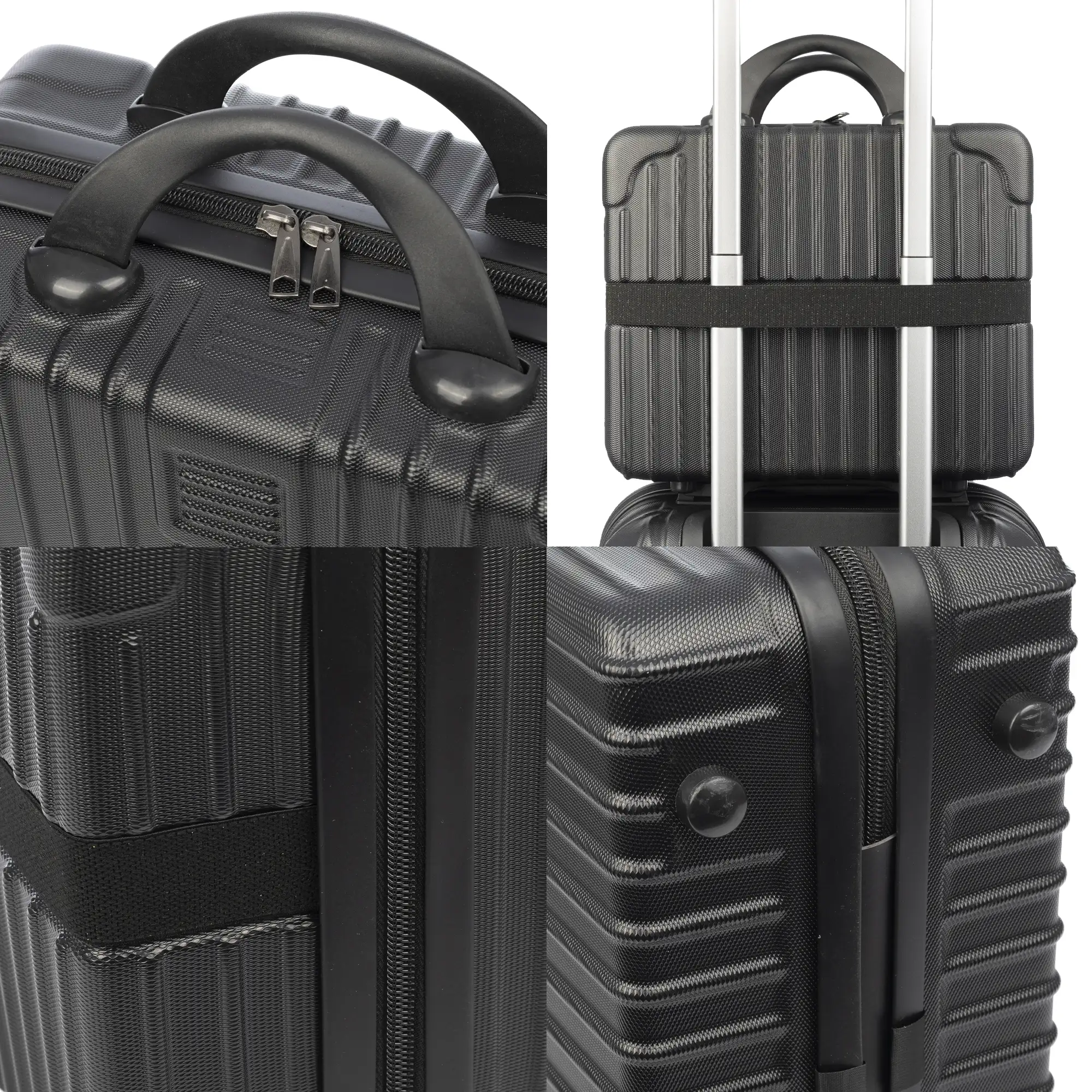 Neceser rígido ultraligero de ABS. Adaptable a trolley. 14 pulgadas.