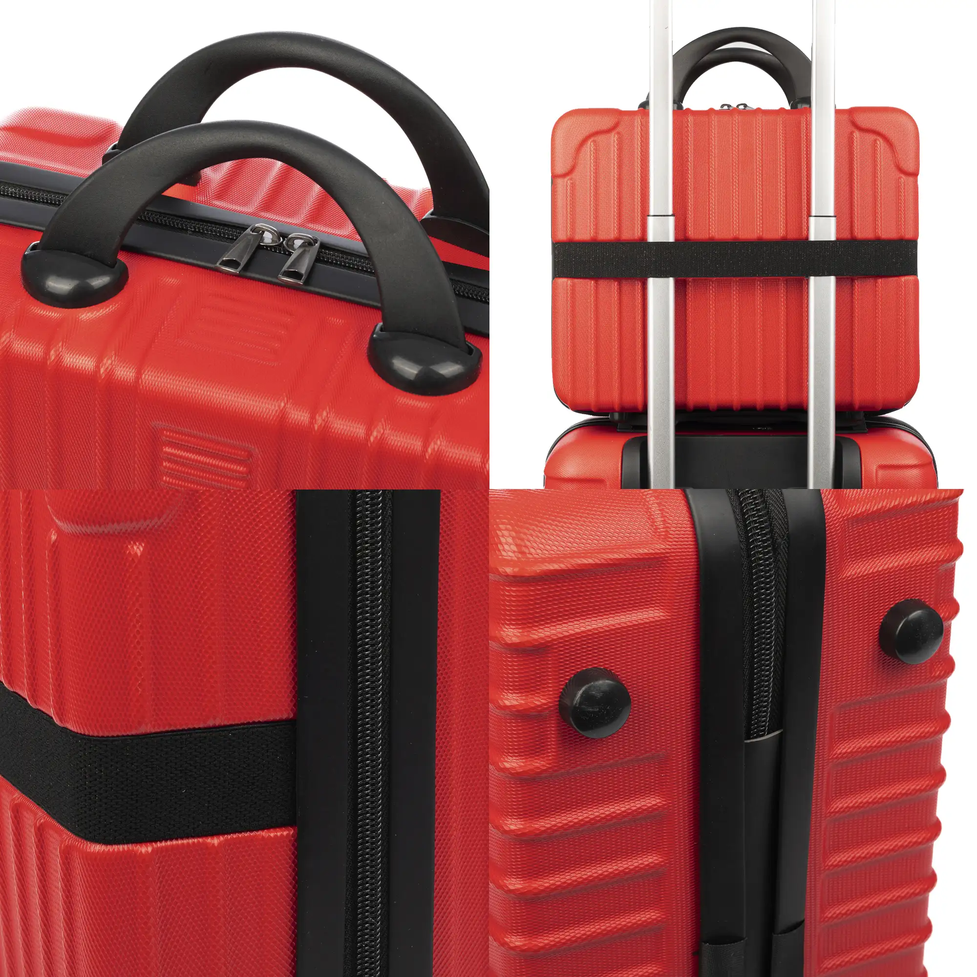 Neceser rígido ultraligero de ABS. Adaptable a trolley. 14 pulgadas.