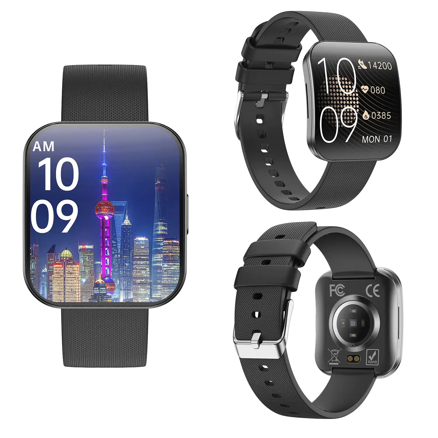 Smartwatch QS08. Pantalla curva AMOLED de 1,85 pulgadas, llamada bluetooth, asistente de voz y modos de deporte.