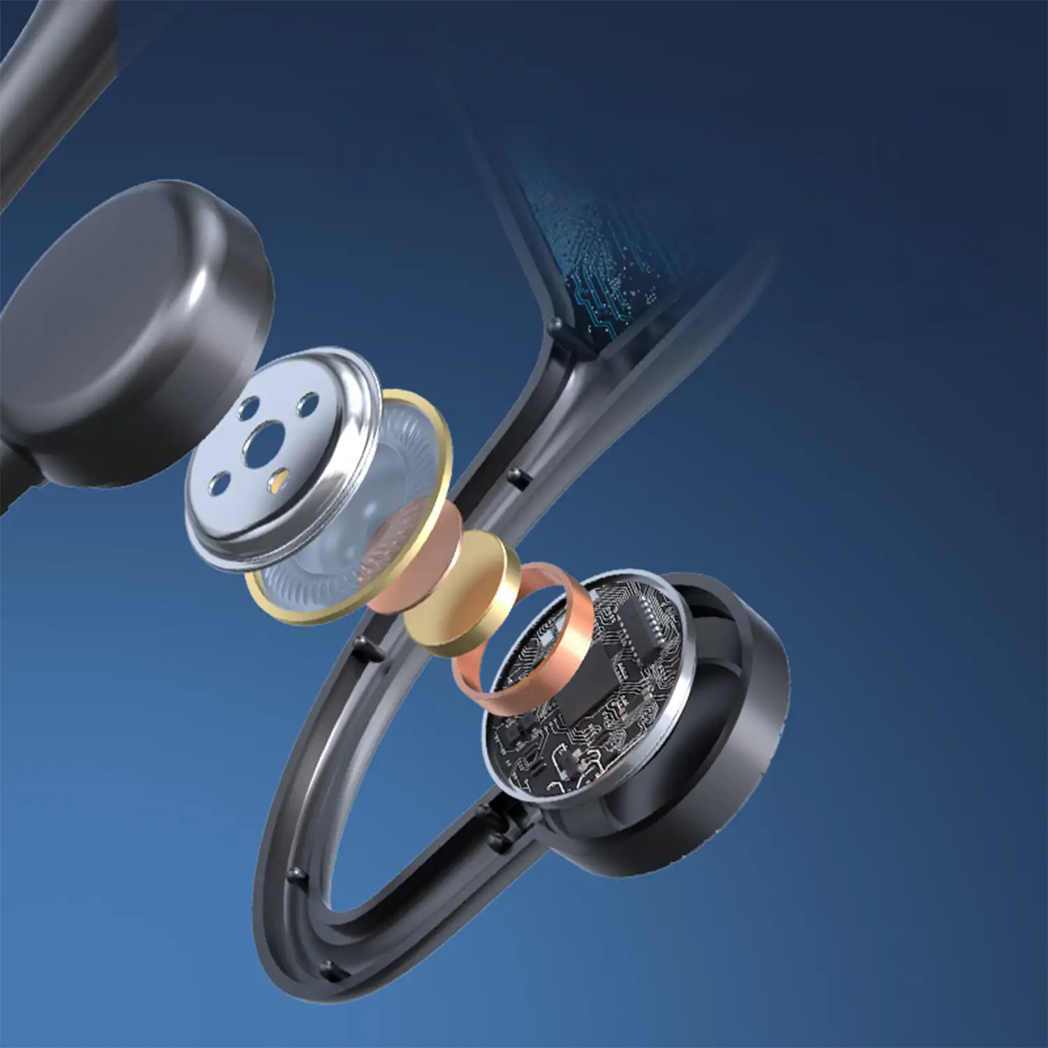 Auriculares KS-19 Bluetooth. Con Tecnología de Conducción Ósea.