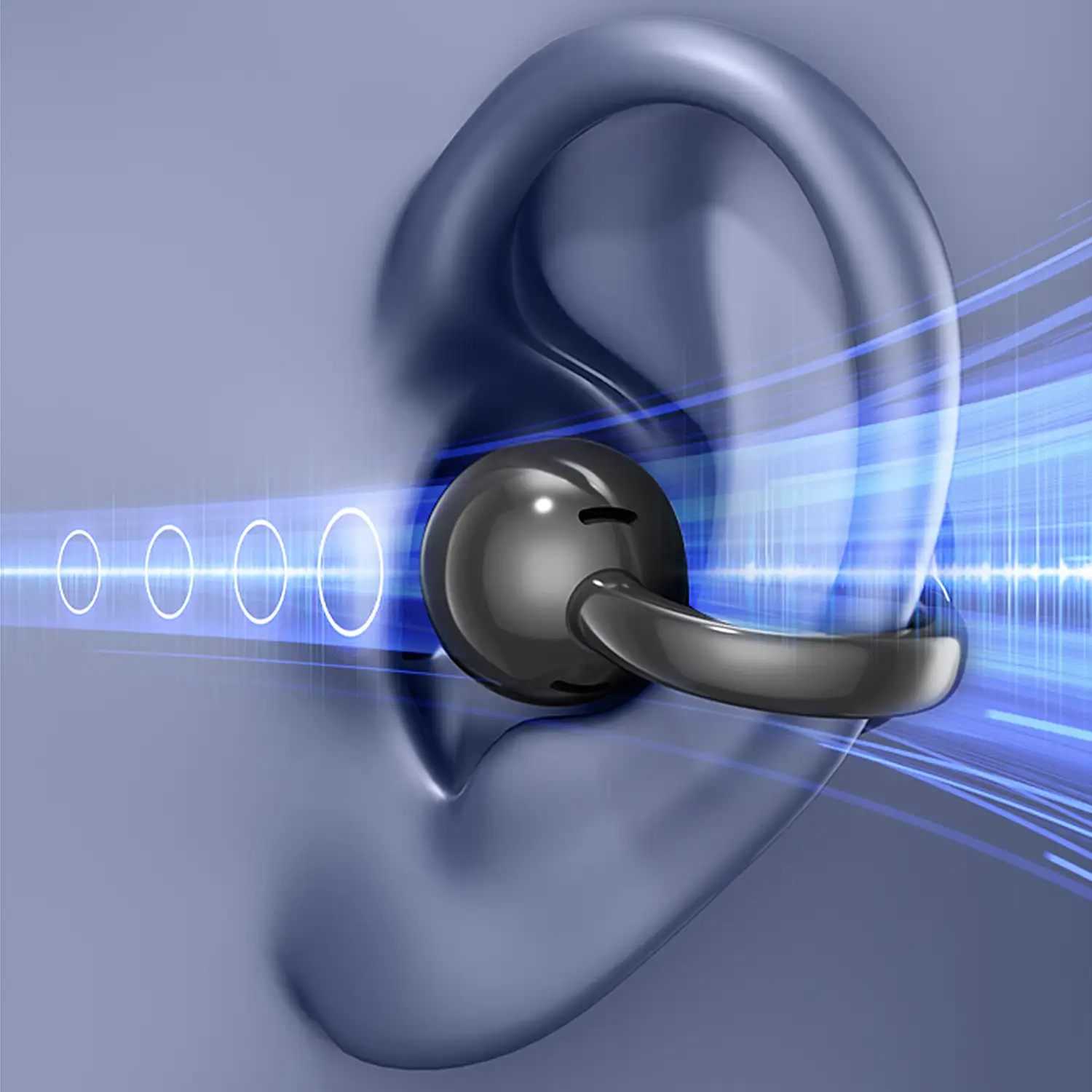 M100 Auriculares Bluetooth 5.4 Aitranslate con sonido ACS 360º, sonido direccional. Reducción ruido. Traductor AI.