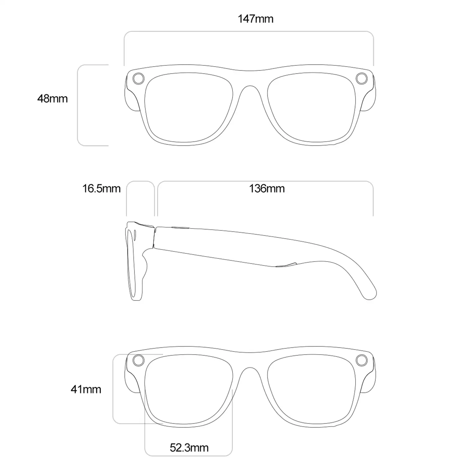 Gafas inteligentes XK OEN, cámara integrada, control de música, inteligencia artificial, traducción de idiomas en tiempo real.