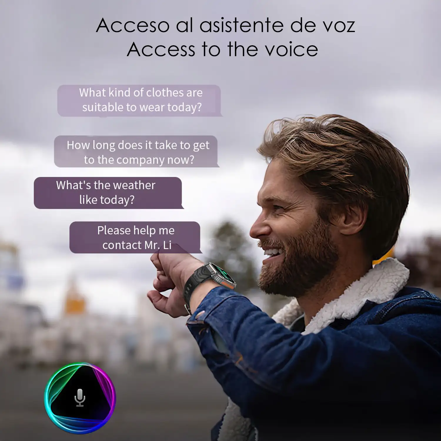 Smartwatch KR92 con llamadas BT, GPS, herramientas de exploración, monitor cardiaco, ChatGPT y + de 100 modos deportivos.