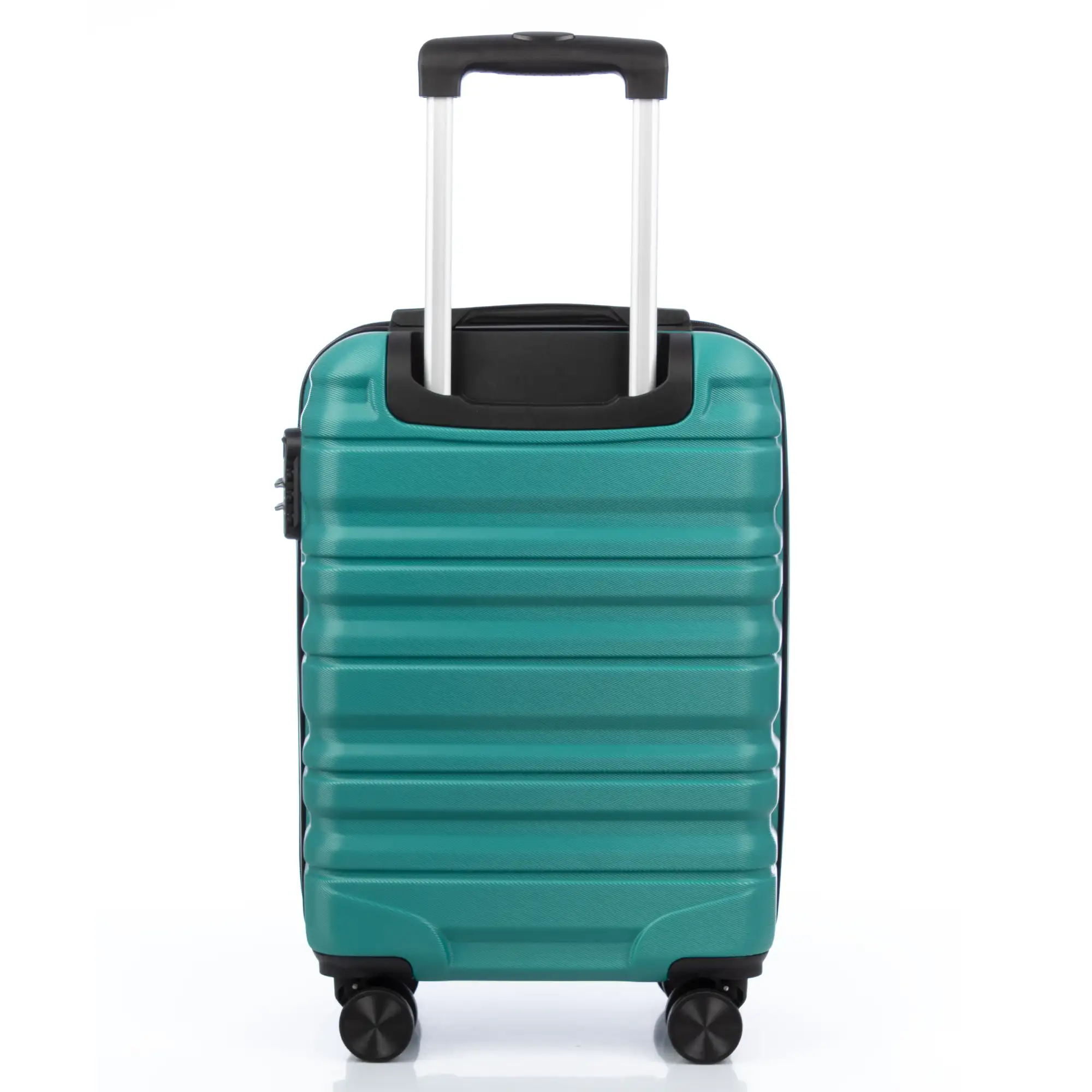 Juego de 3 maletas Trolley, en material ligero ABS de alta resistencia. Cerradura numérica y 4 ruedas giratorias 360° extraíbles en la maleta grande.