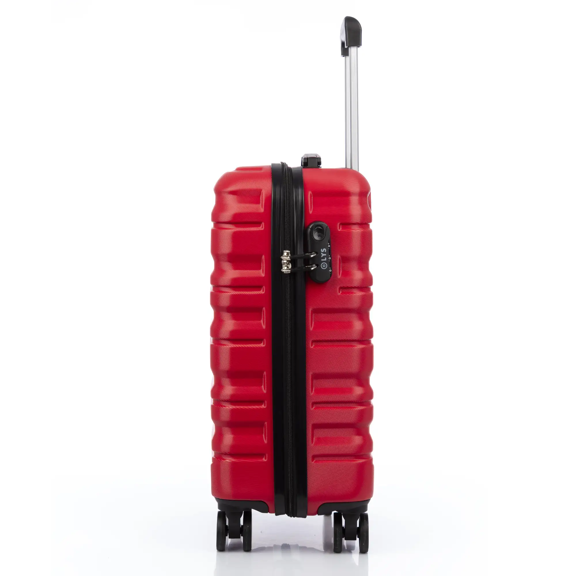 Juego de 3 maletas Trolley, en material ligero ABS de alta resistencia. Cerradura numérica y 4 ruedas giratorias 360° extraíbles en la maleta grande.