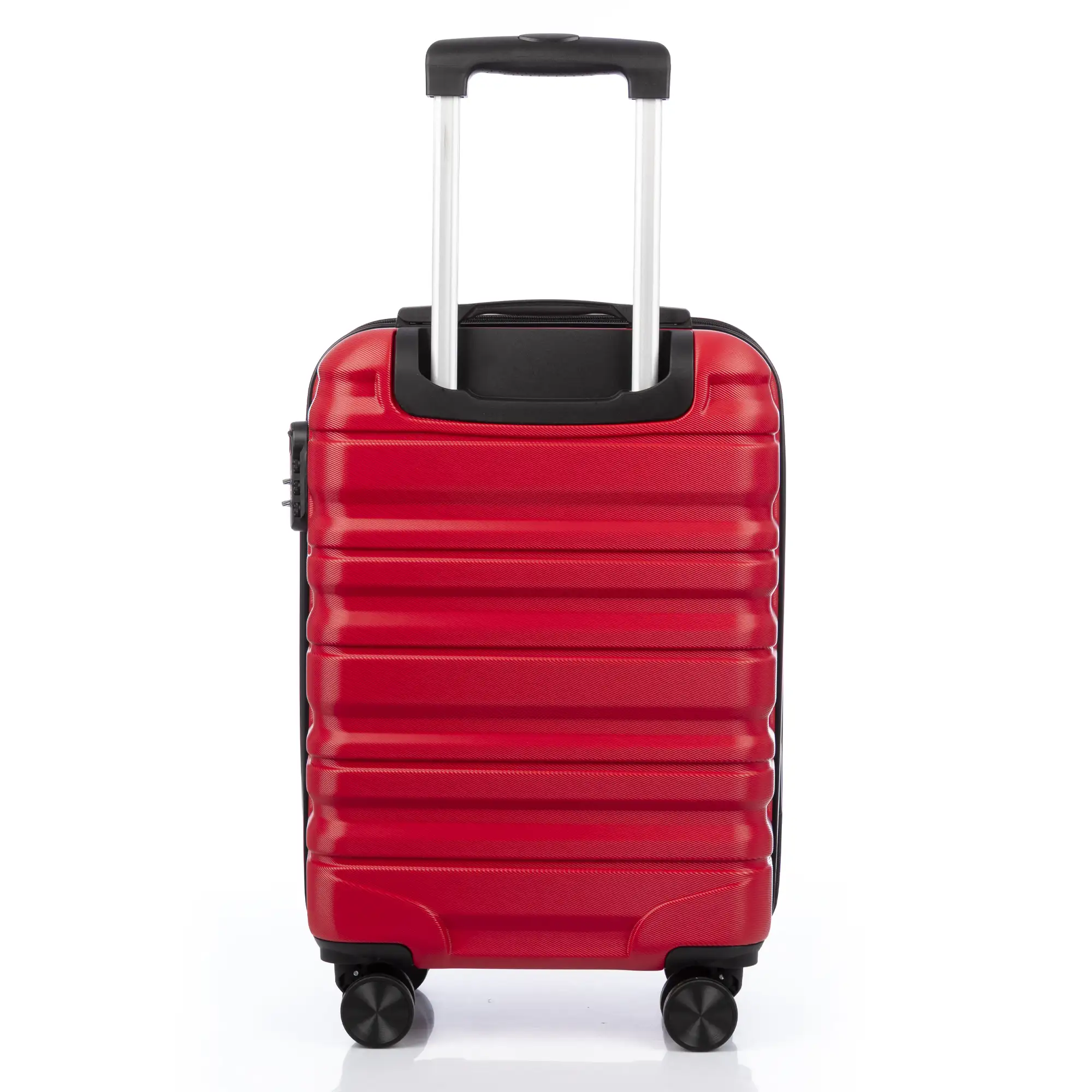 Juego de 3 maletas Trolley, en material ligero ABS de alta resistencia. Cerradura numérica y 4 ruedas giratorias 360° extraíbles en la maleta grande.