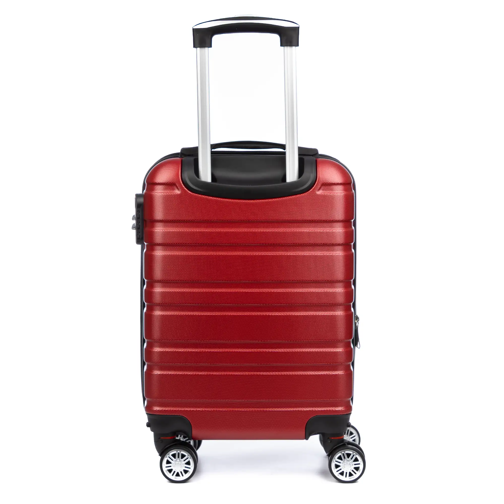 Juego de 2 maletas Trolley extensibles, en material ligero ABS de alta resistencia con esquinas reforzadas. Cerradura numérica, 4 ruedas dobles giratorias 360° y extraíbles.