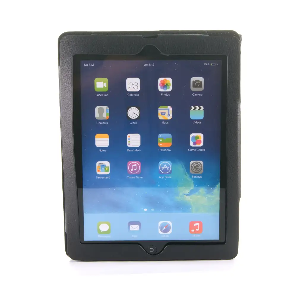 FUNDA CON TECLADO IPAD 2/3/4 -NEGRO 