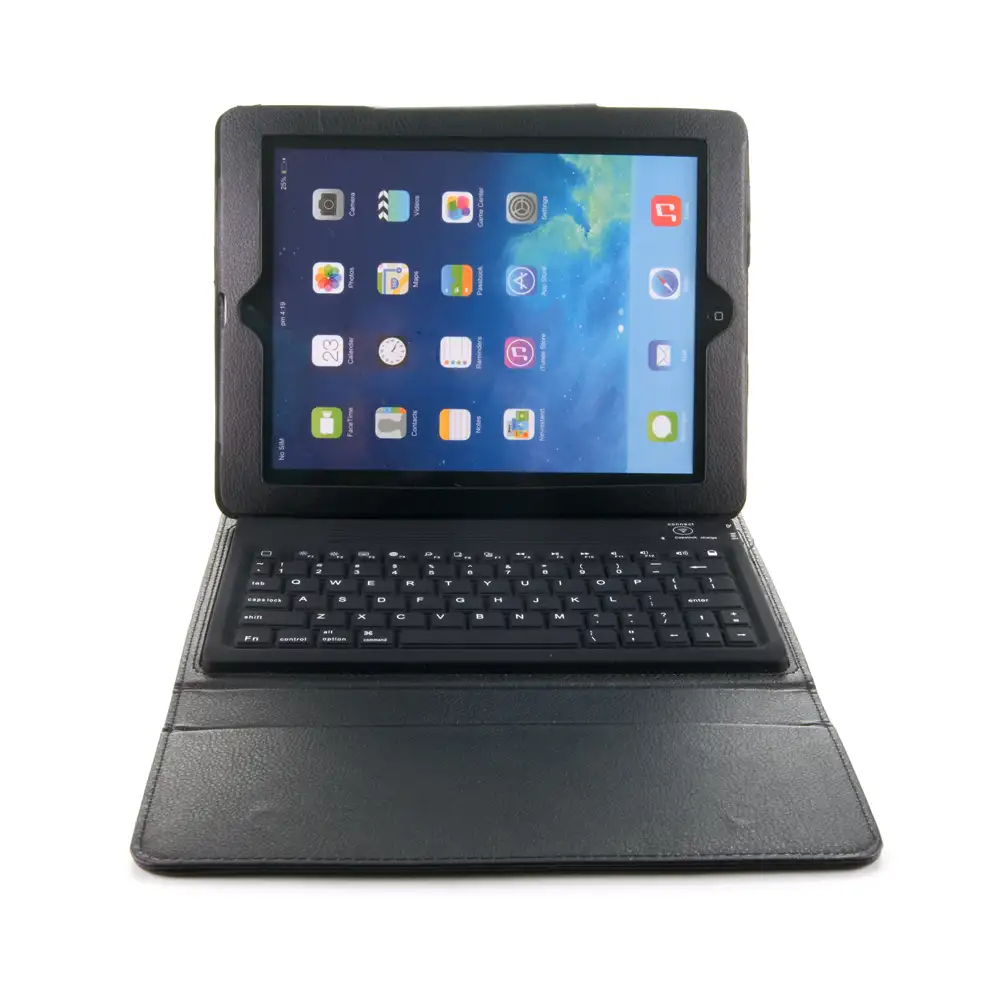 FUNDA CON TECLADO IPAD 2/3/4 -NEGRO 