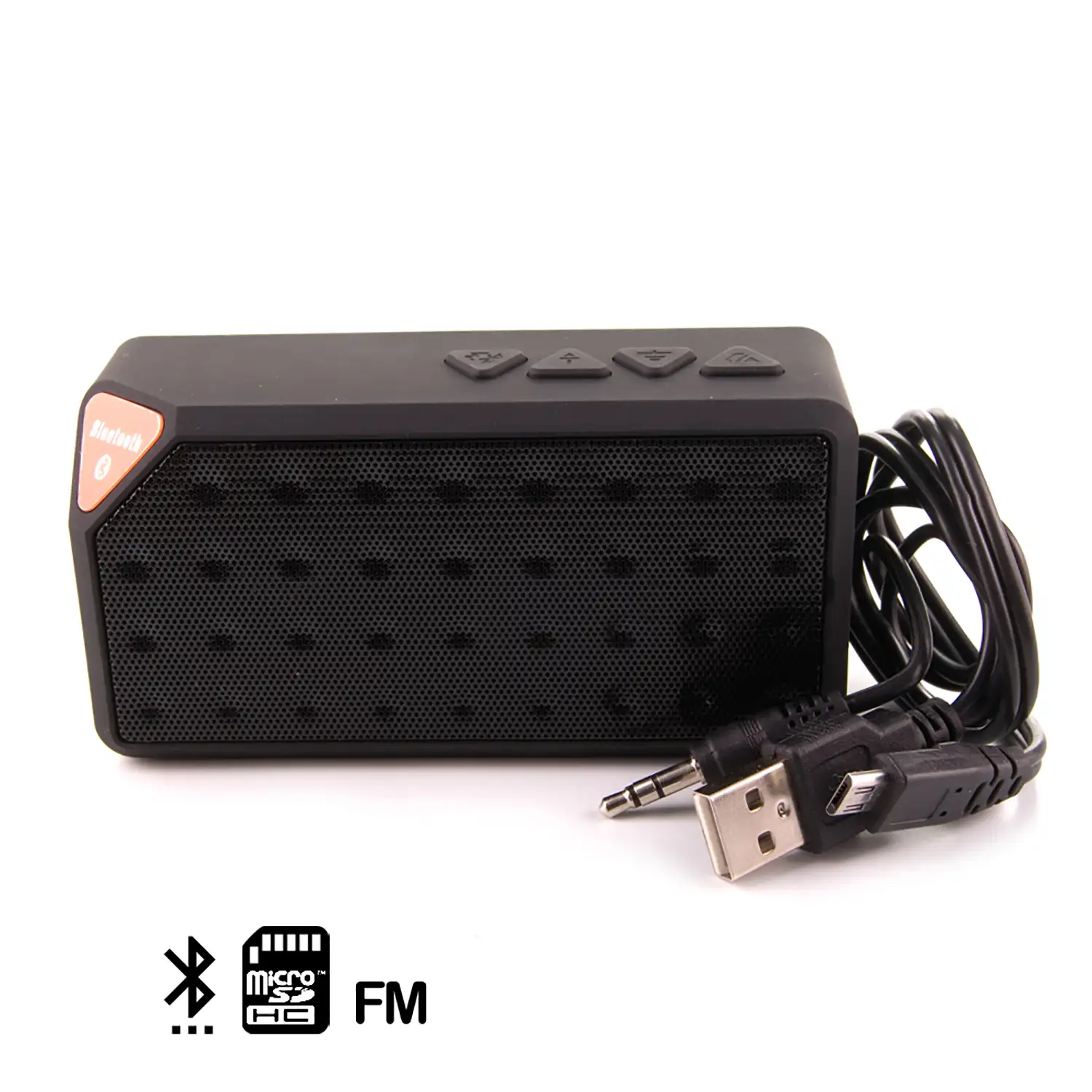 Altavoz bluetooth Wireless X3. Radio FM + Lector micro SD