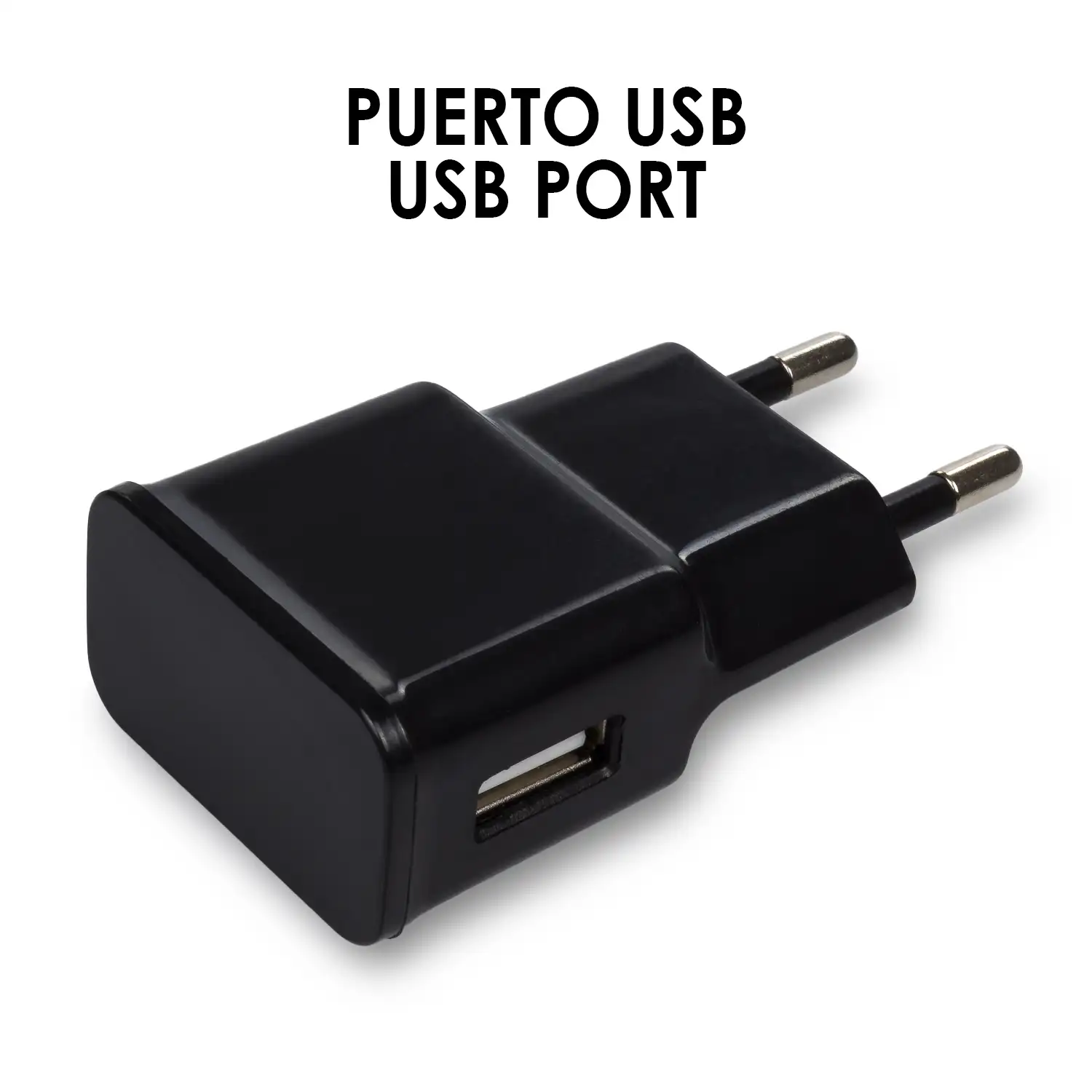 Cargador de red USB 2A. Adaptador de carga.