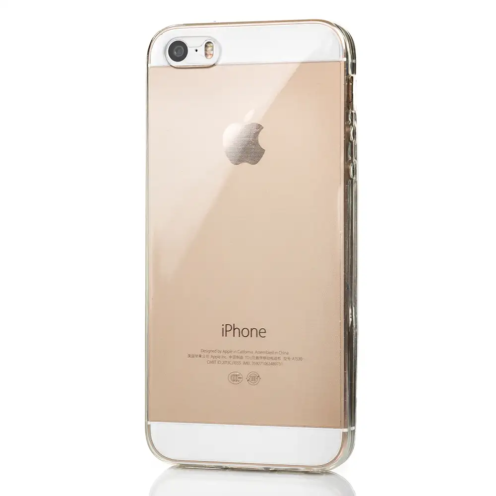 Carcasa de gel transparente para iPhone 5/5S/SE