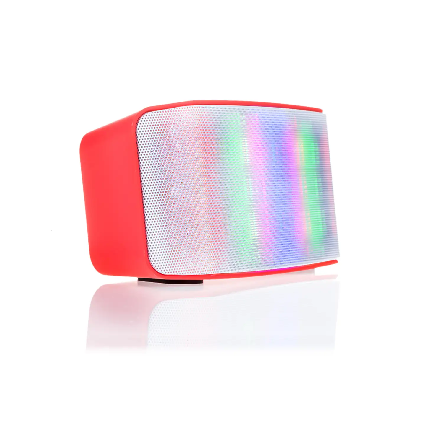 Altavoz bluetooth portable con luz led a todo color