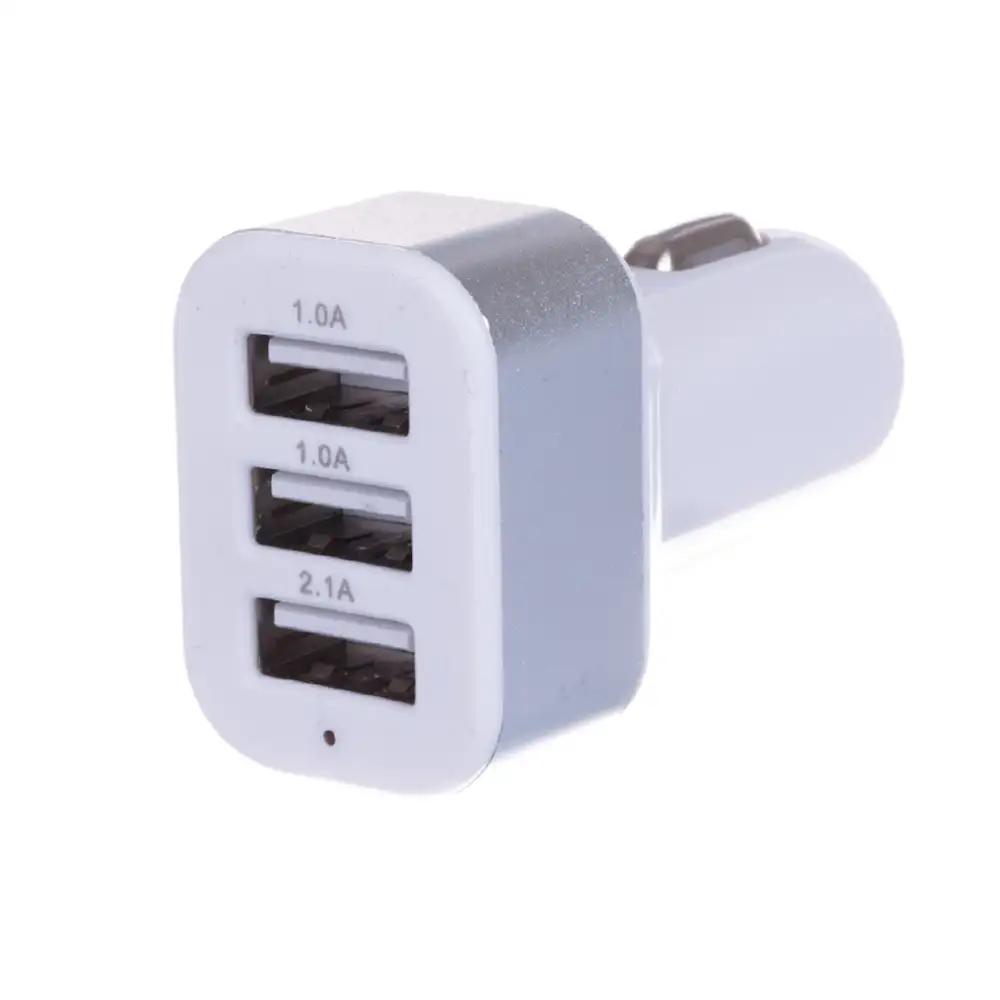 ADAPTADOR 5,2 Mah DE CARGA PARA COCHE 3 USB