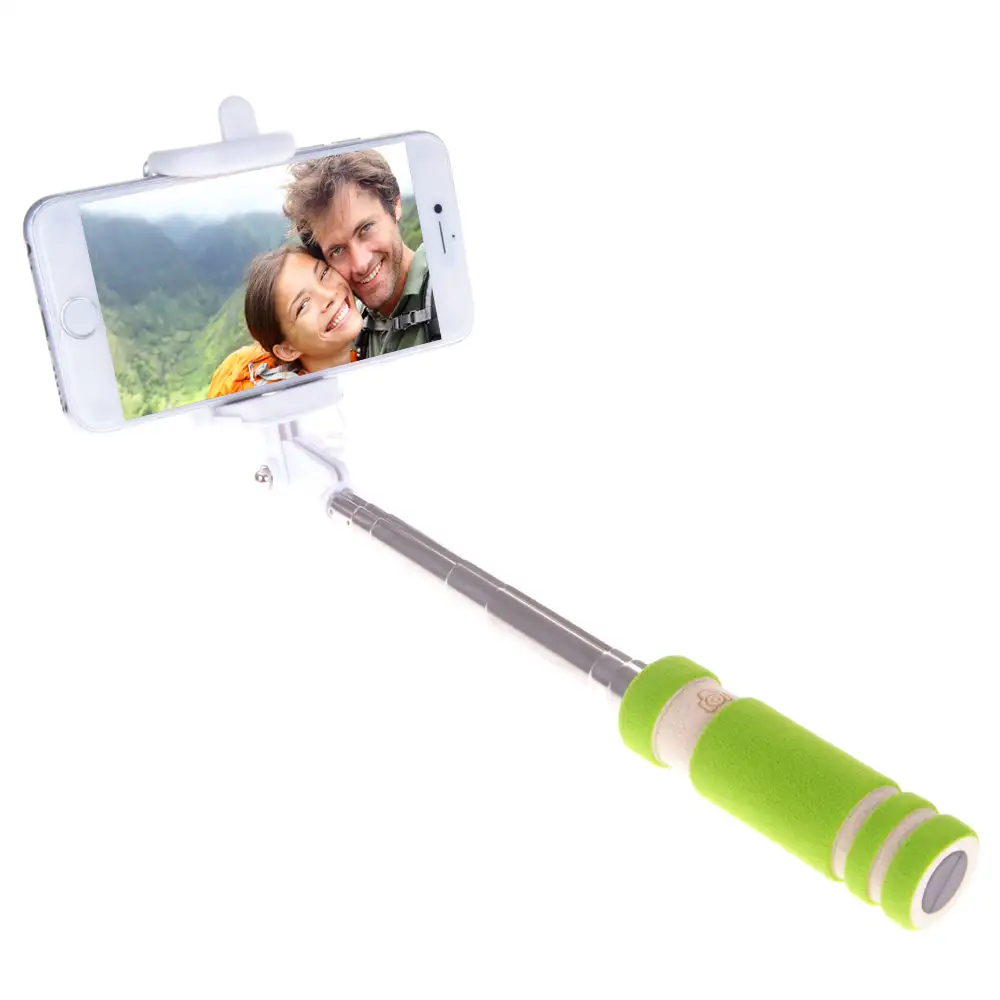 Mini palo de selfie con puño antideslizante