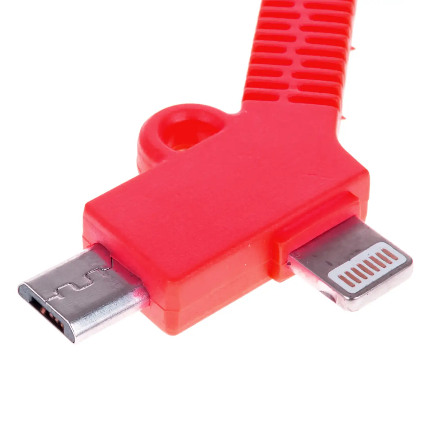 CONECTOR 2 EN 1 SEMIRÍGIDO IP5/6 Y MICRO USB