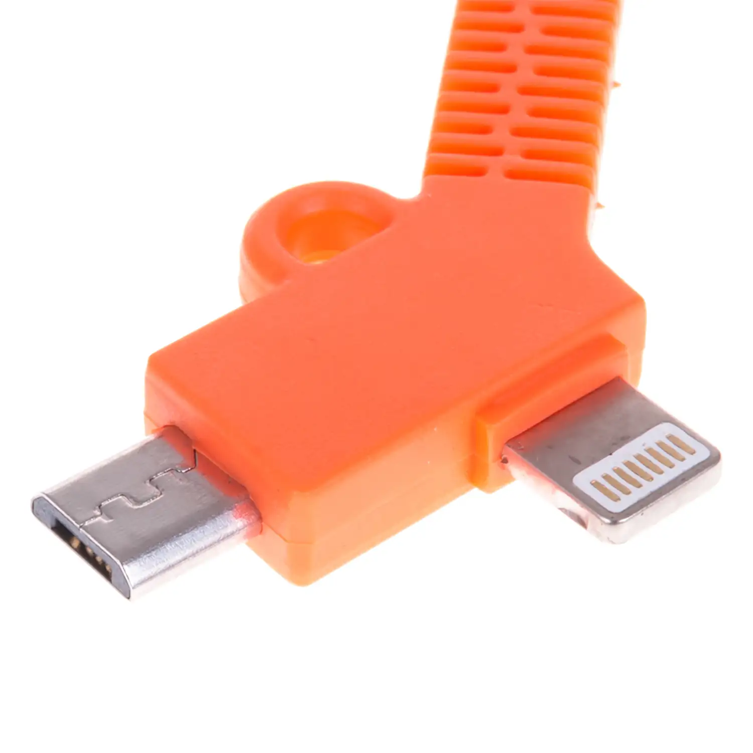 CONECTOR 2 EN 1 SEMIRÍGIDO IP5/6 Y MICRO USB