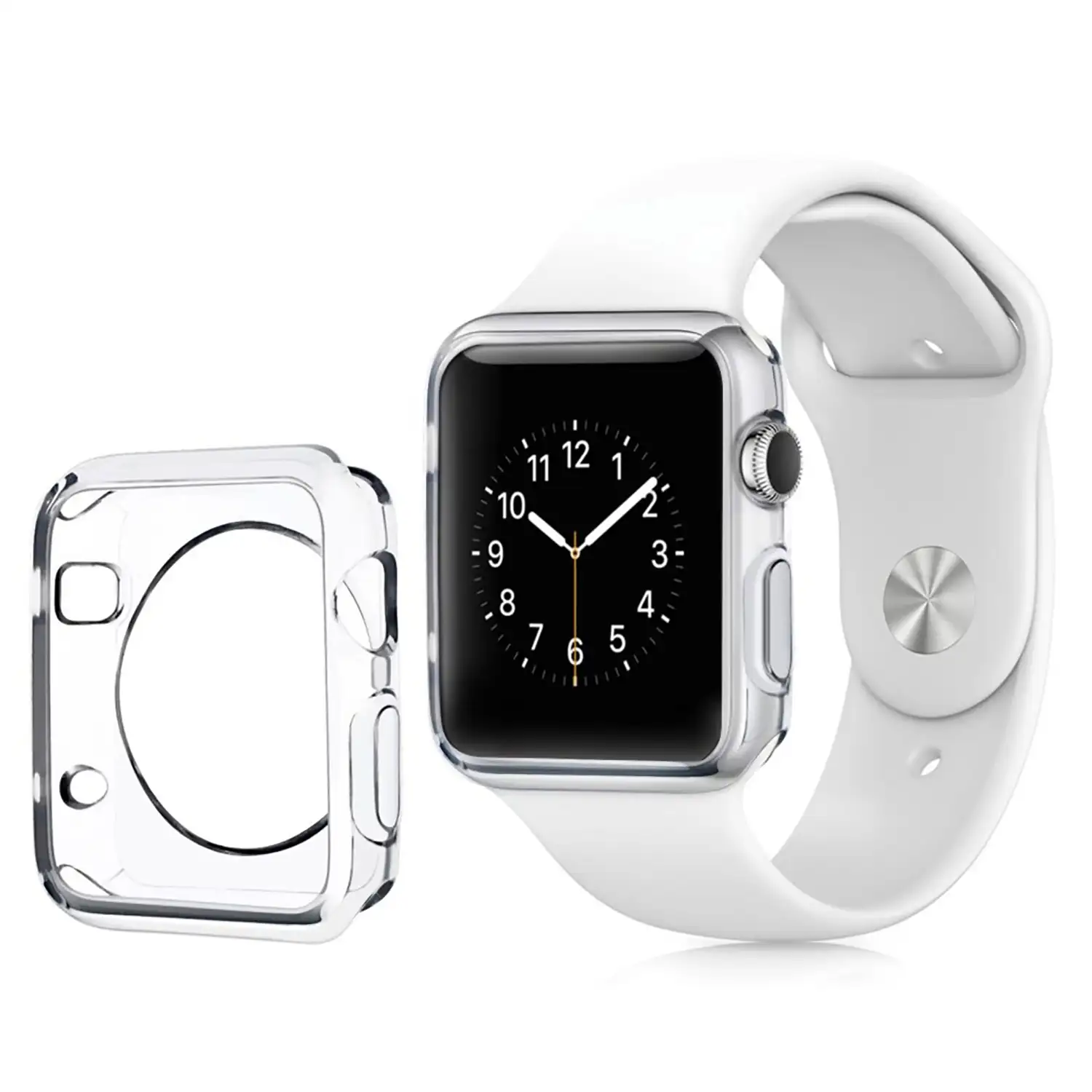 CARCASA SILICONA APPLE WATCH 42 MMS