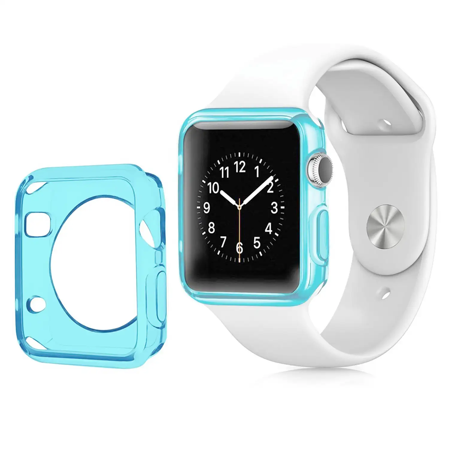 CARCASA SILICONA APPLE WATCH 42 MMS