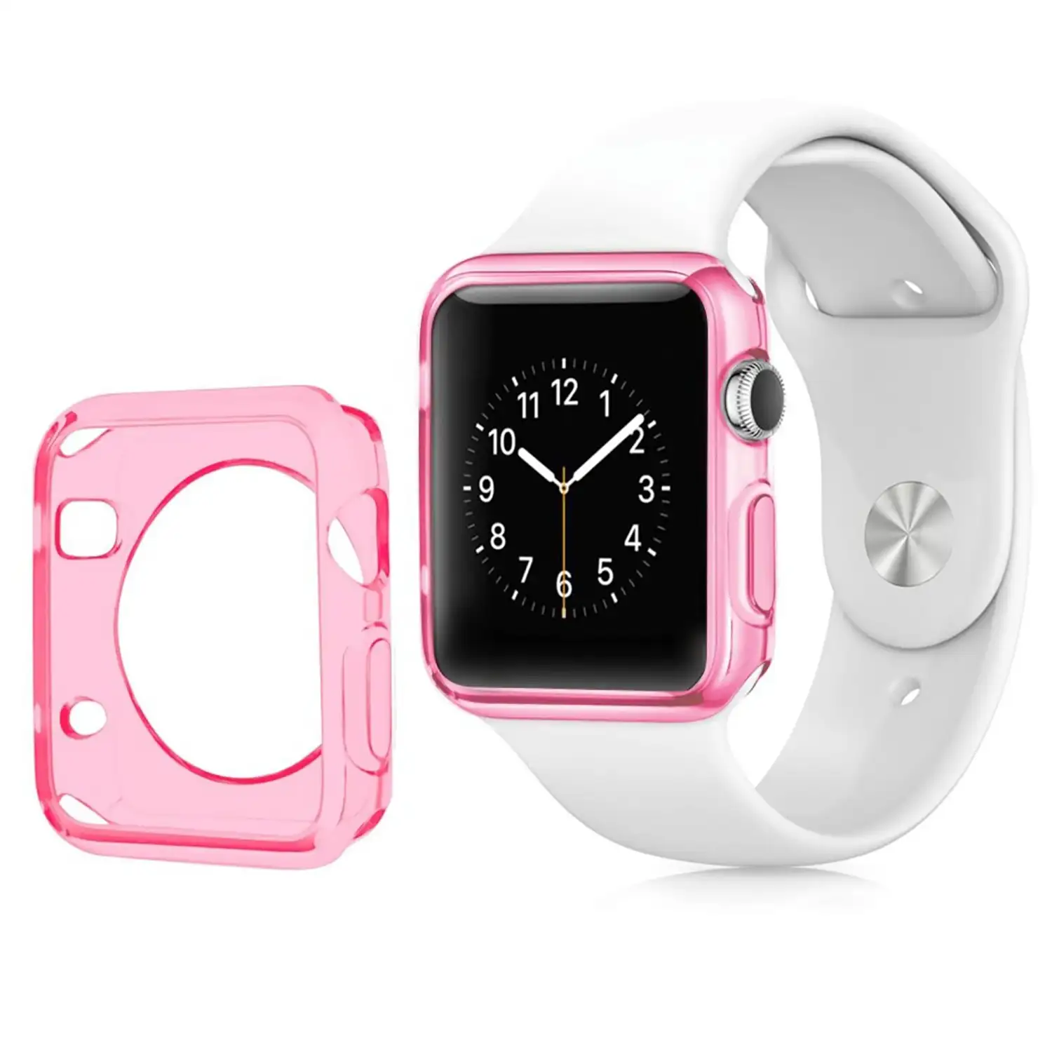 CARCASA SILICONA APPLE WATCH 42 MMS