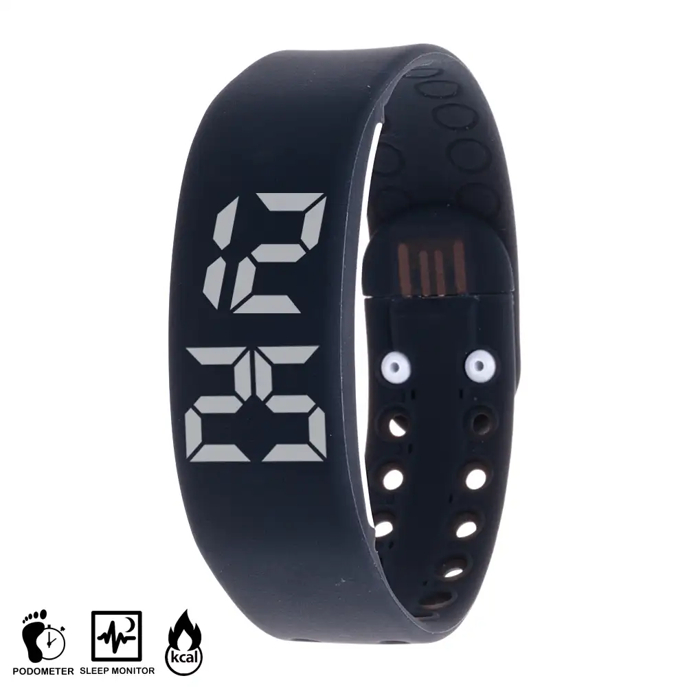 BRAZALETE INTELIGENTE FIT W2 PC CONTROL NEGRO